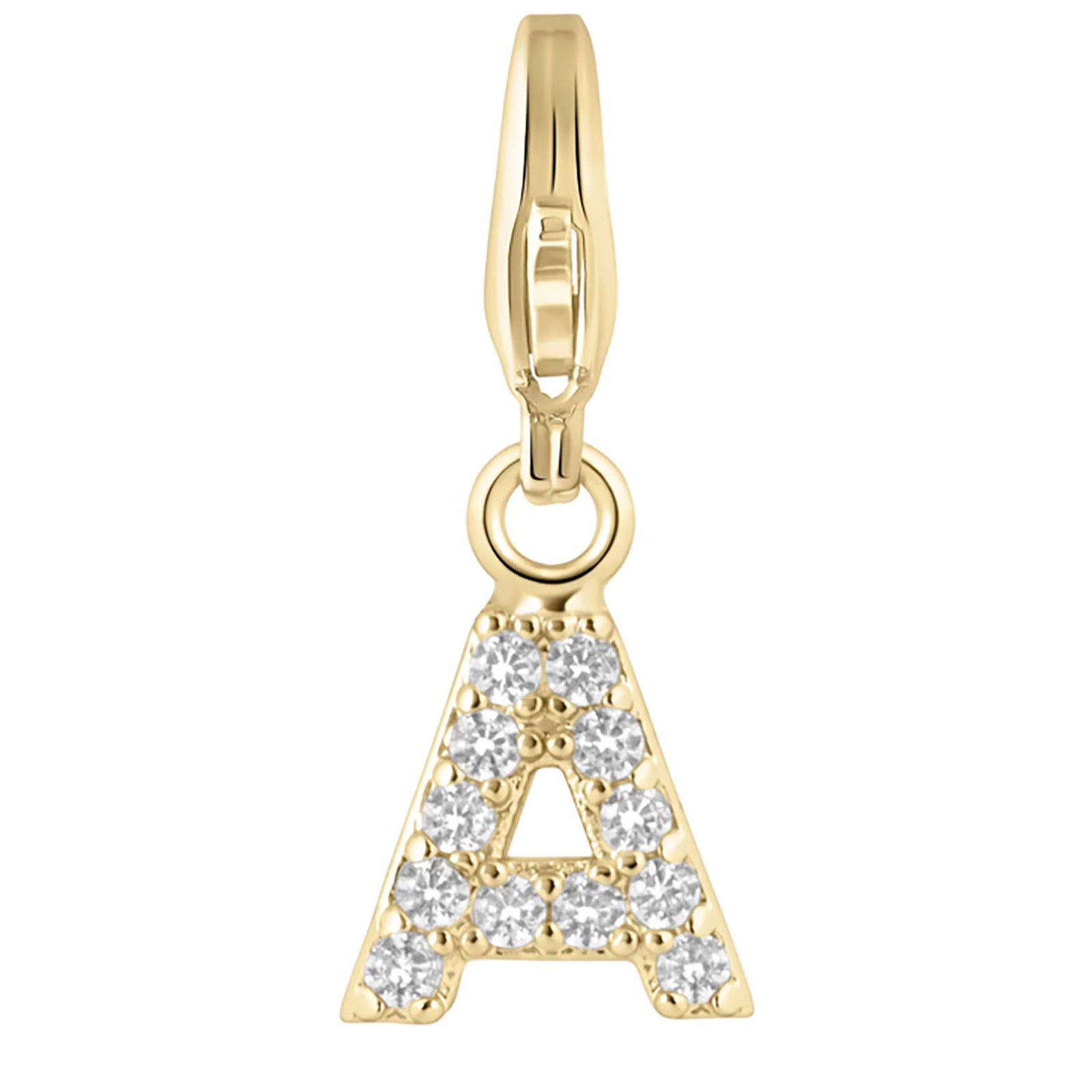 Electric Picks Charm Letters Jewelry - Trend Electric Picks Gold A