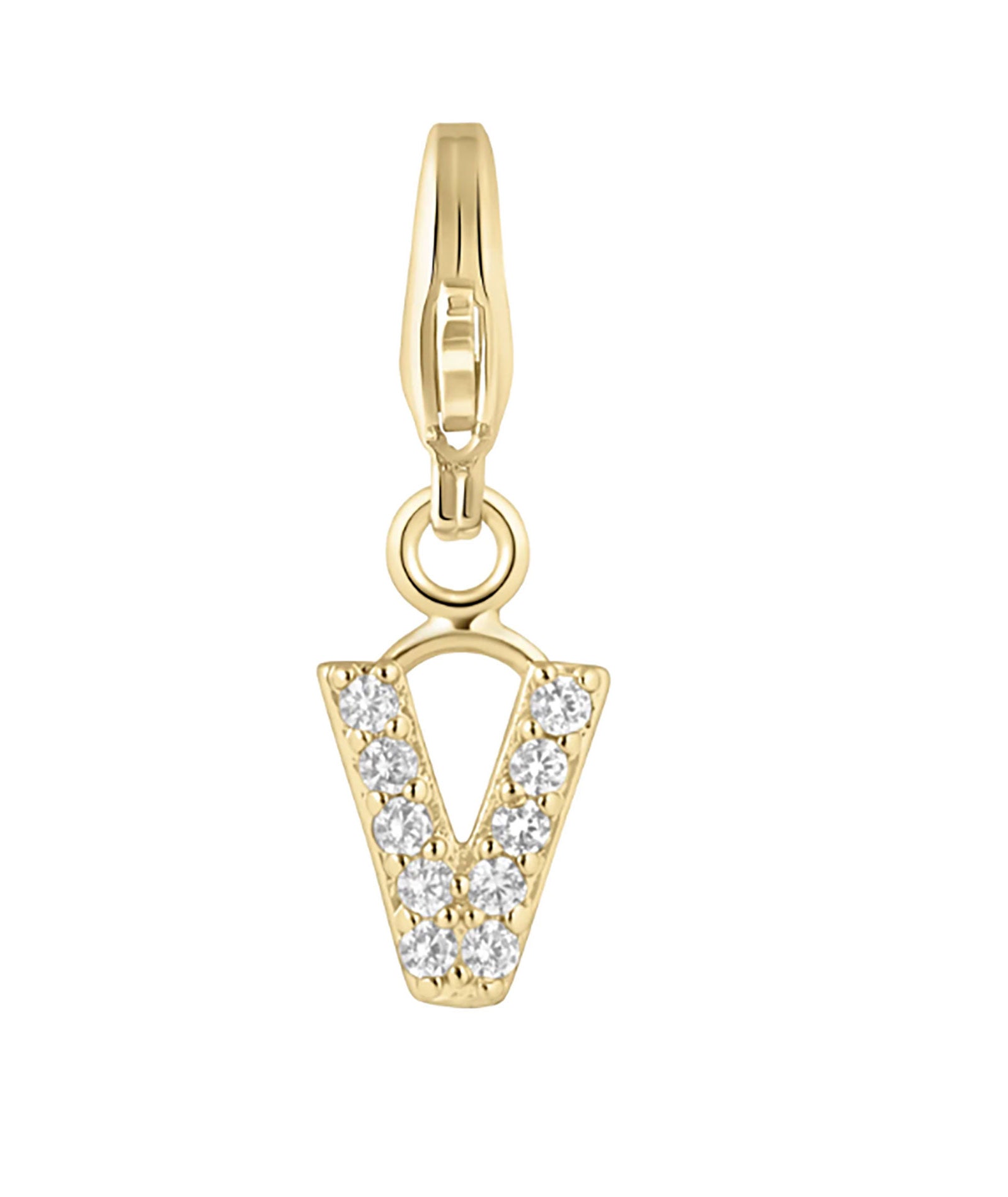 Electric Picks Charm Letters Jewelry - Trend Electric Picks Gold V