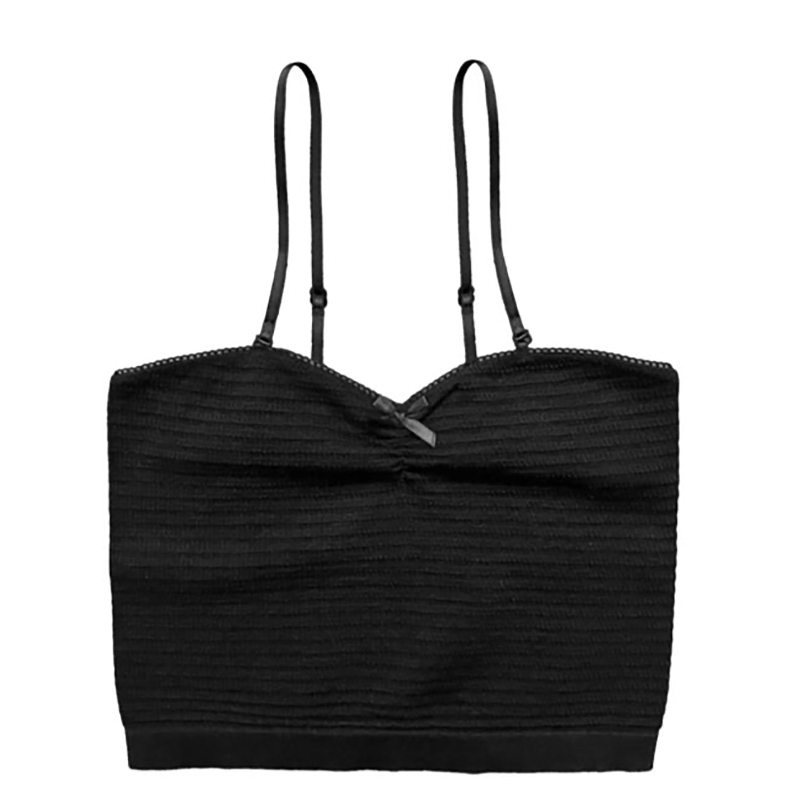 Nicoletta Thin Strap Cami Girls Girls Casual Tops Suzette Black Y S/M (8-10)