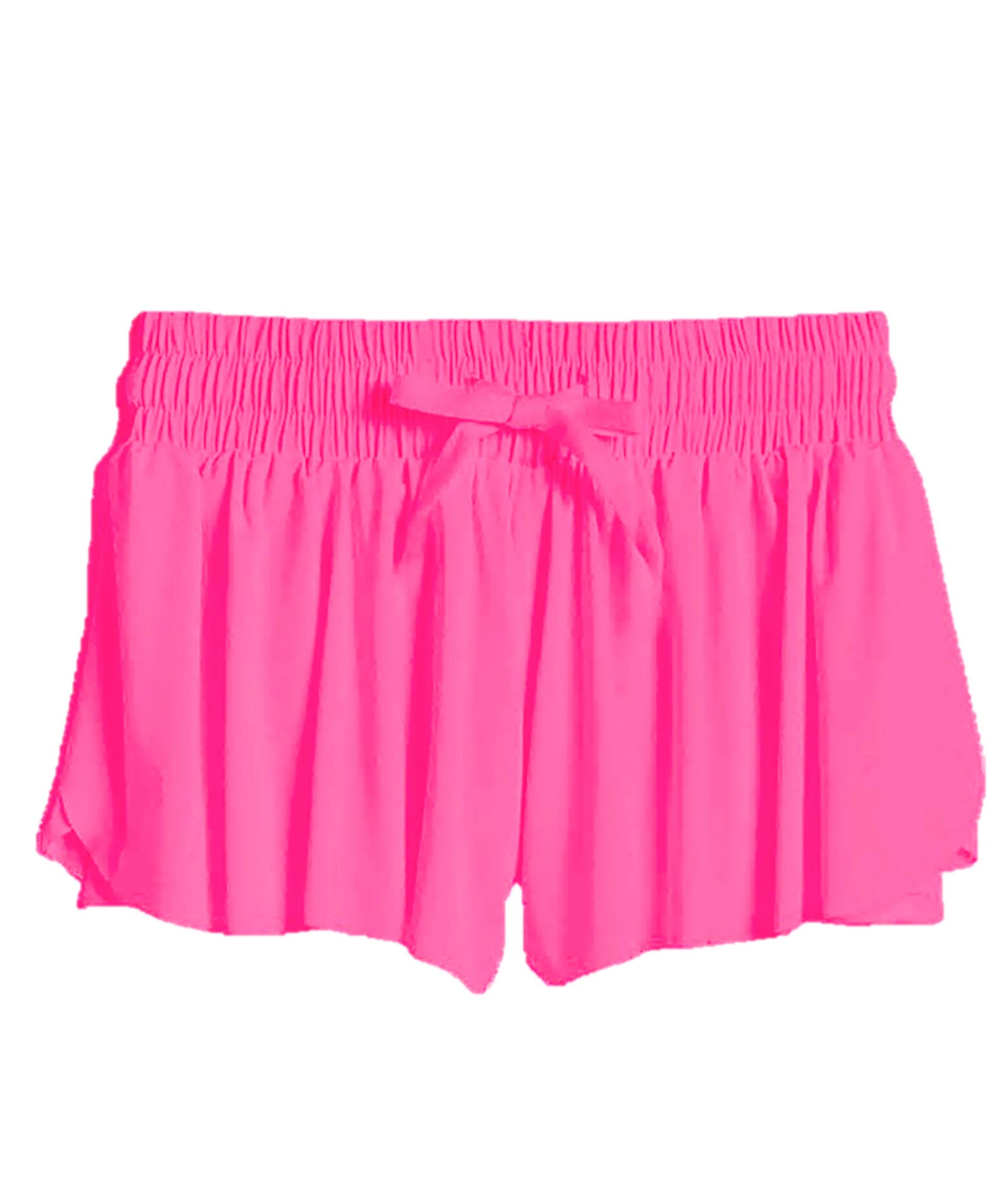 Jill Fly Away Shorts Girls Girls Casual Bottoms Suzette Neon Coral Y/S (7)