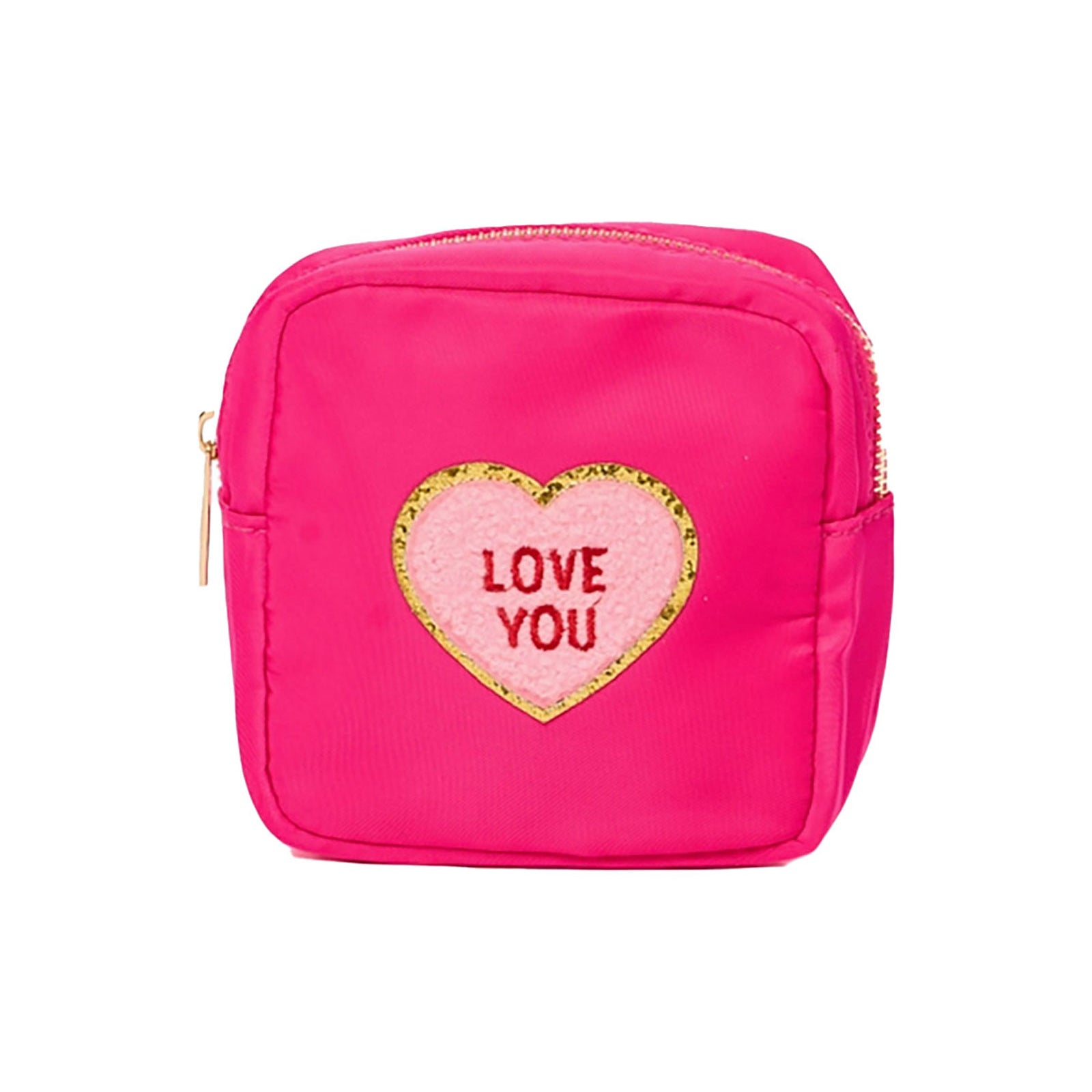 Conversation Hearts Small Pouch Accessories Malibu Sugar Pink