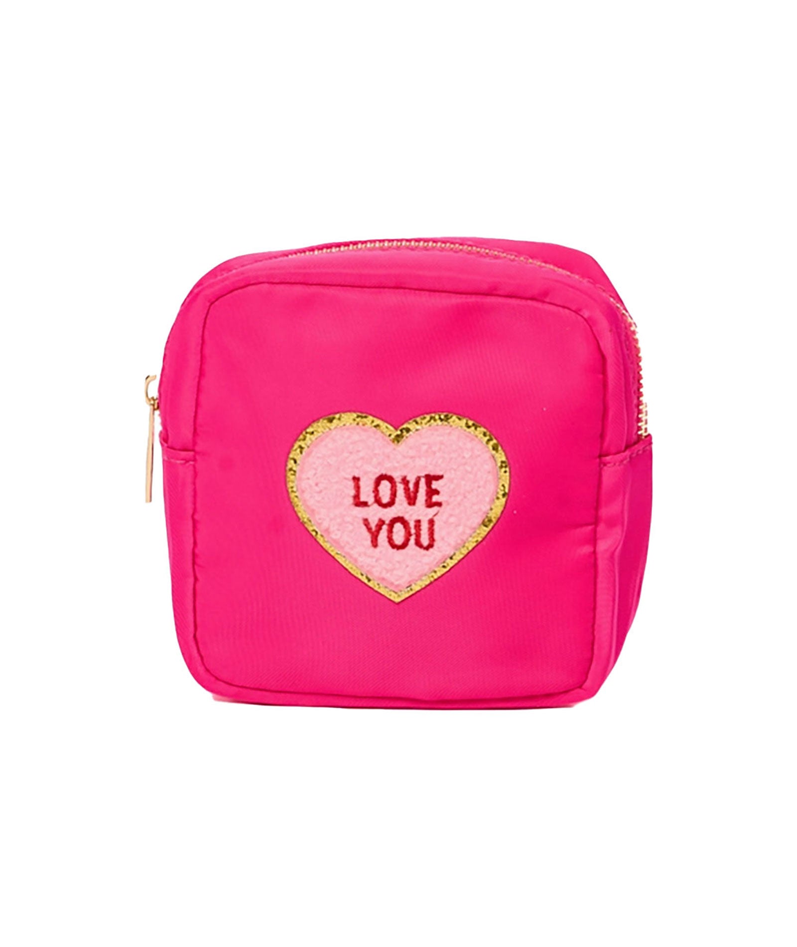 Conversation Hearts Small Pouch Accessories Malibu Sugar Pink