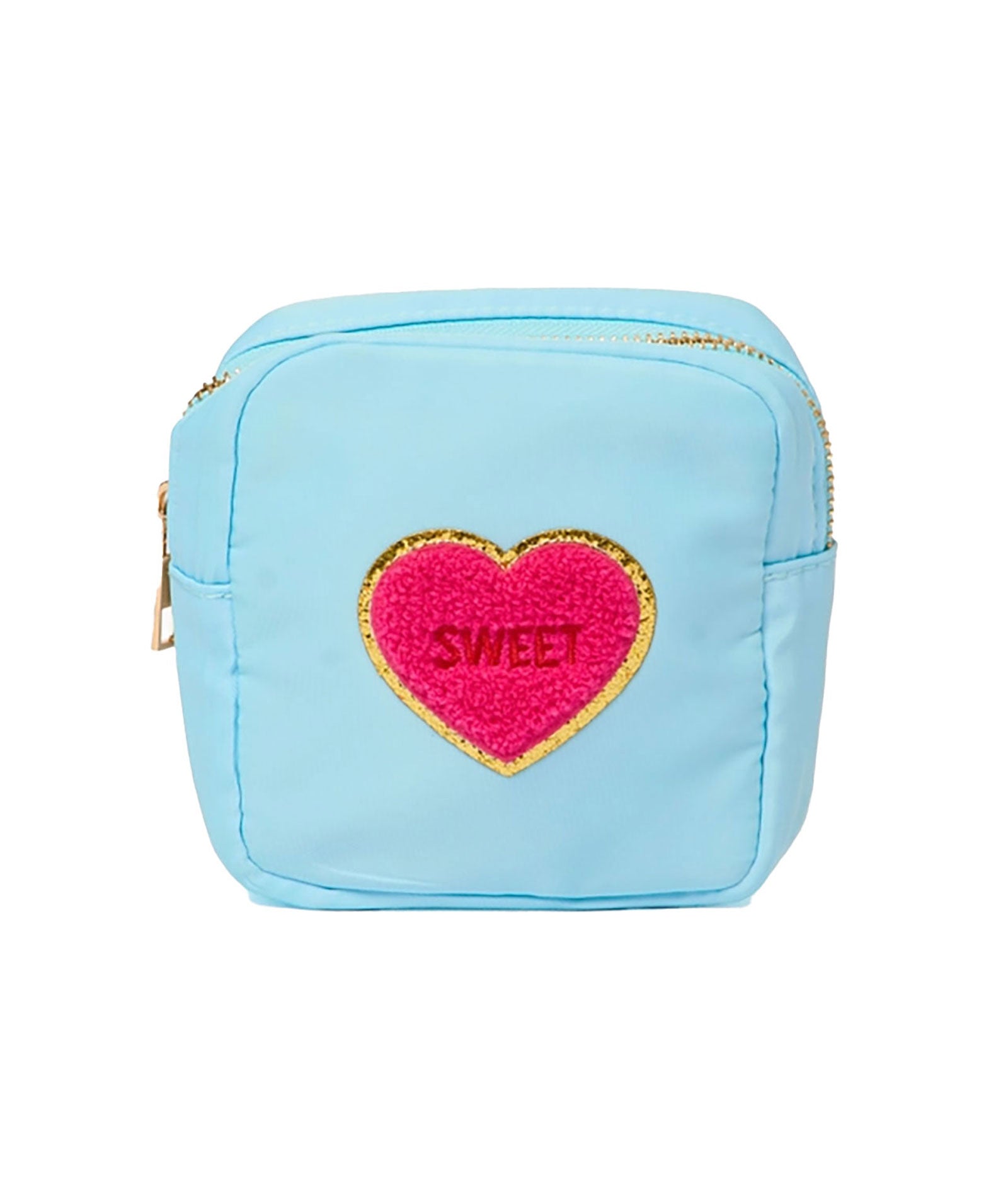 Conversation Hearts Small Pouch Accessories Malibu Sugar Blue