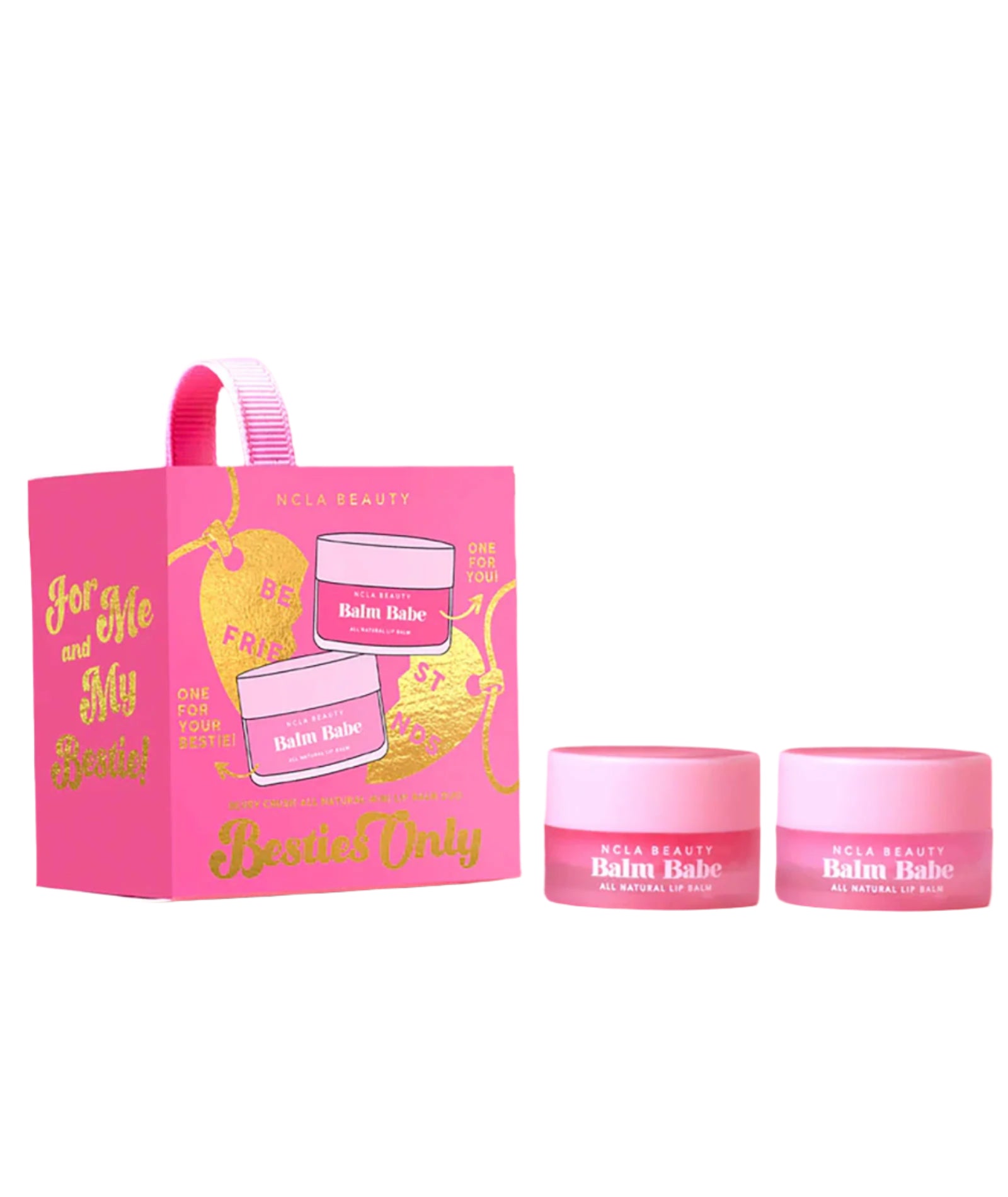 Besties Only Galentines Day Lip Balm Set Accessories Frankie's Exclusives Multi