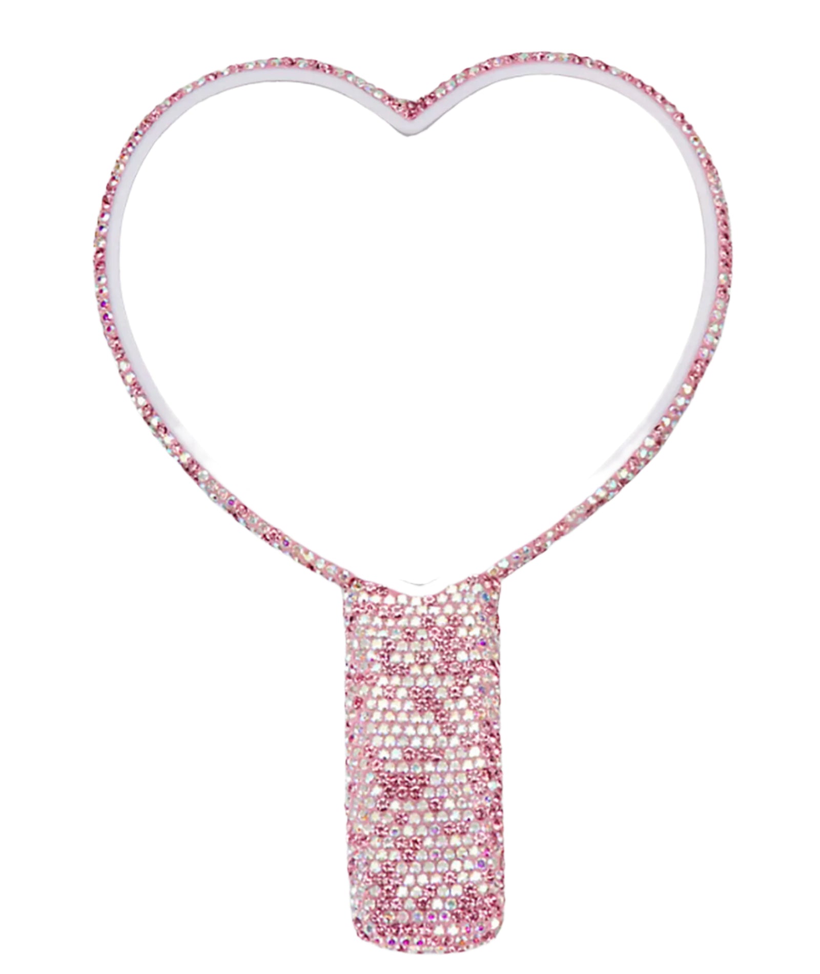 Bari Lynn Heart Mirror - Large Accessories Bari Lynn Pink