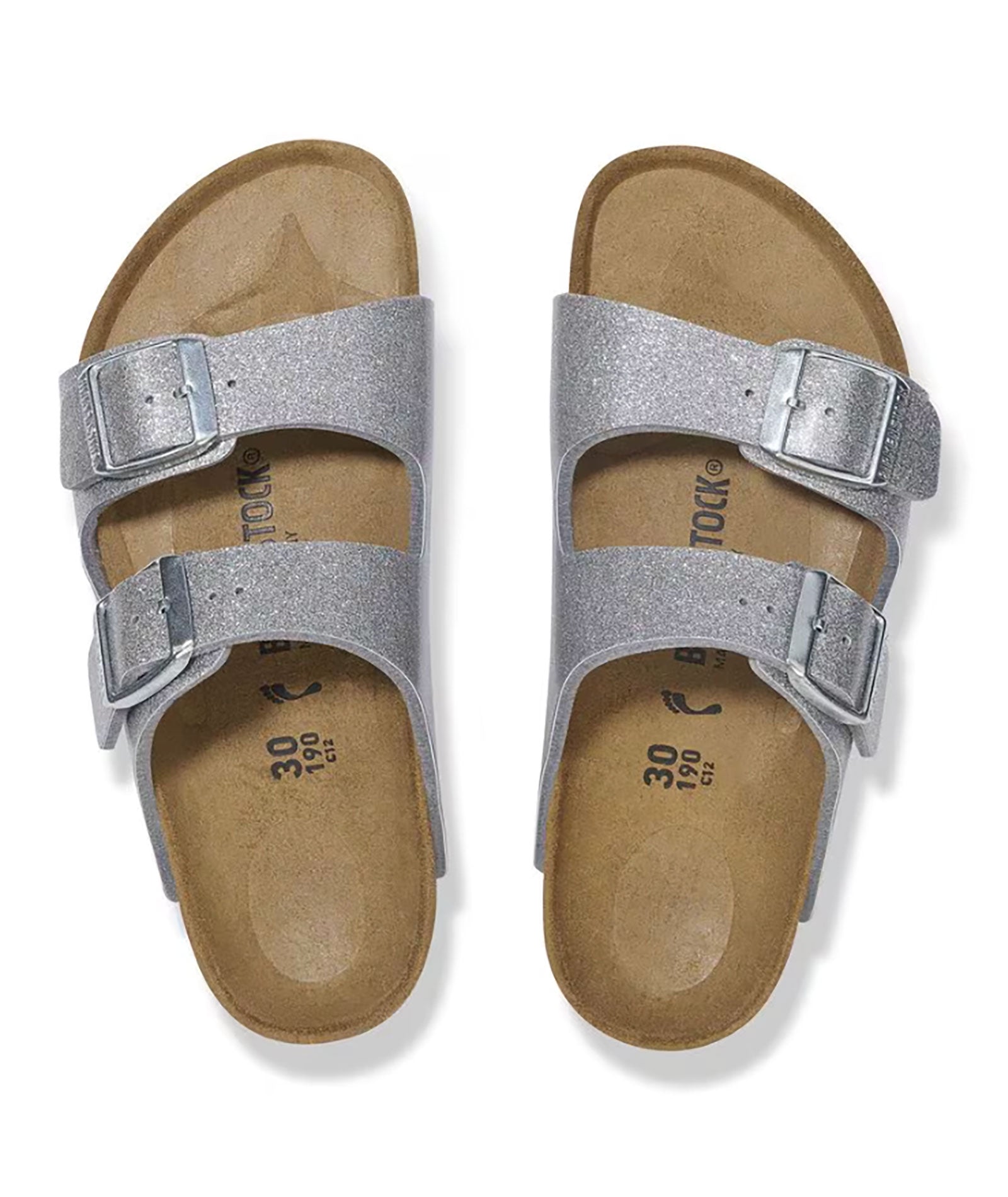 Birkenstock Arizona Sparkle Silver - Narrow Fit Accessories Birkenstock