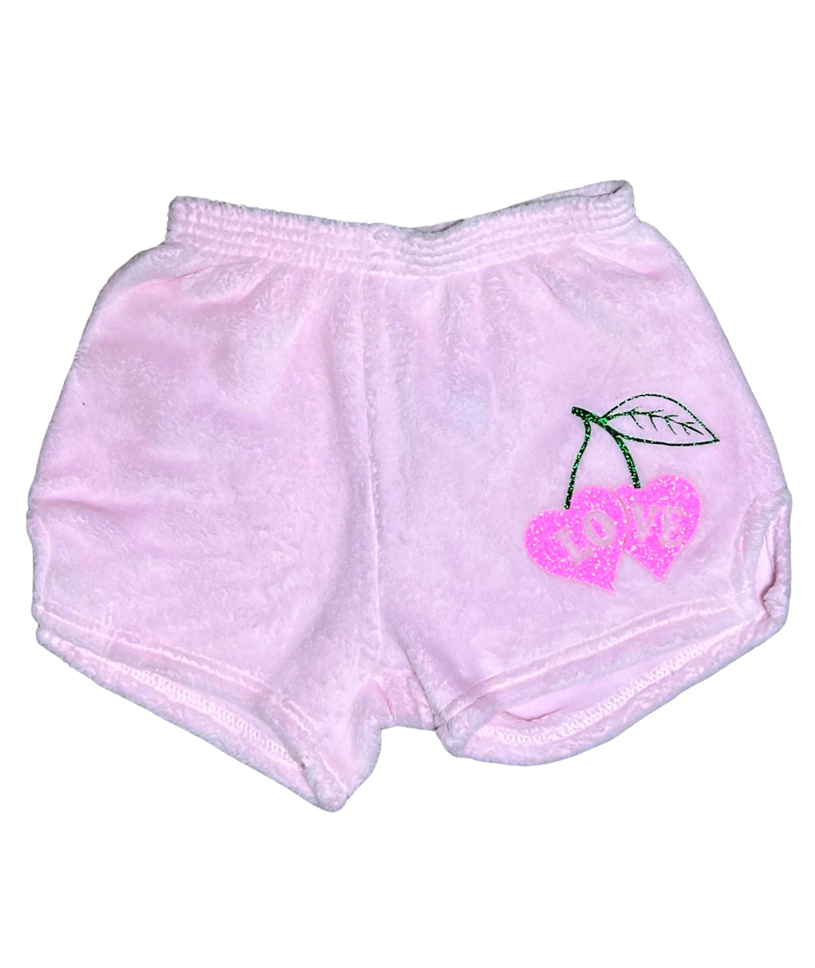 Made with Love and Kisses Light Pink Cherry Love Shorts Accessories Made with Love and Kisses Light Pink Y/4/5