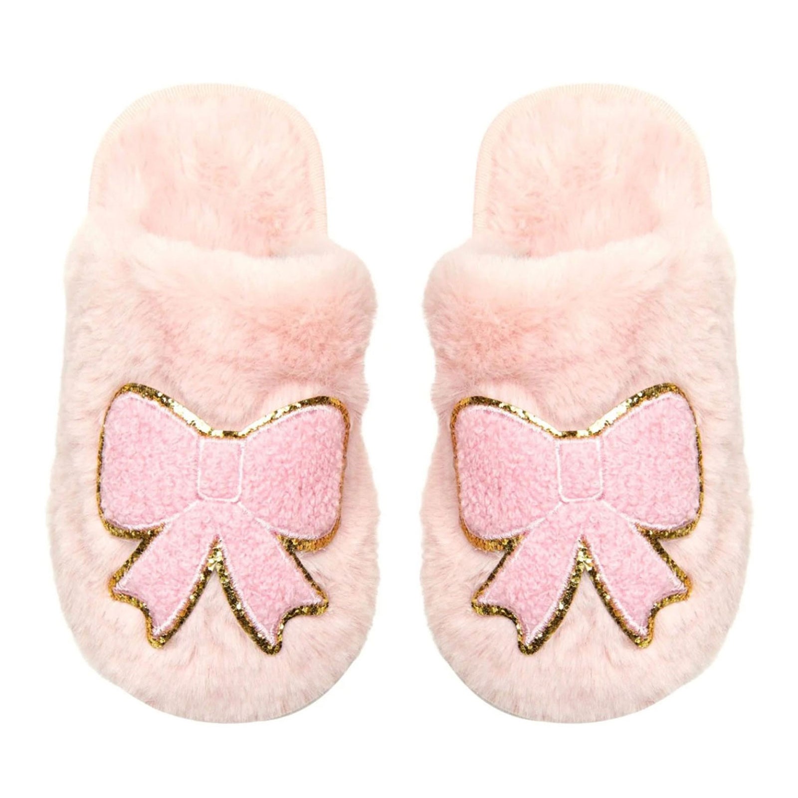 Mini Dreamers Girls Cali Bow Slippers Accessories Mini Dreamers Pink Shoes/30/31