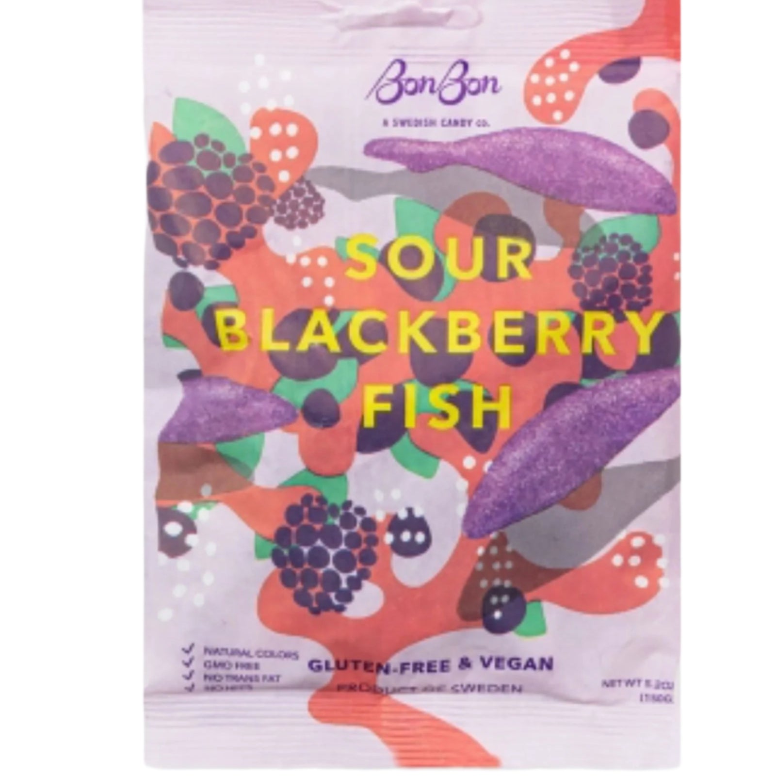 BonBon NYC Sour Blackberry Fish Accessories Frankie's Exclusives Multi