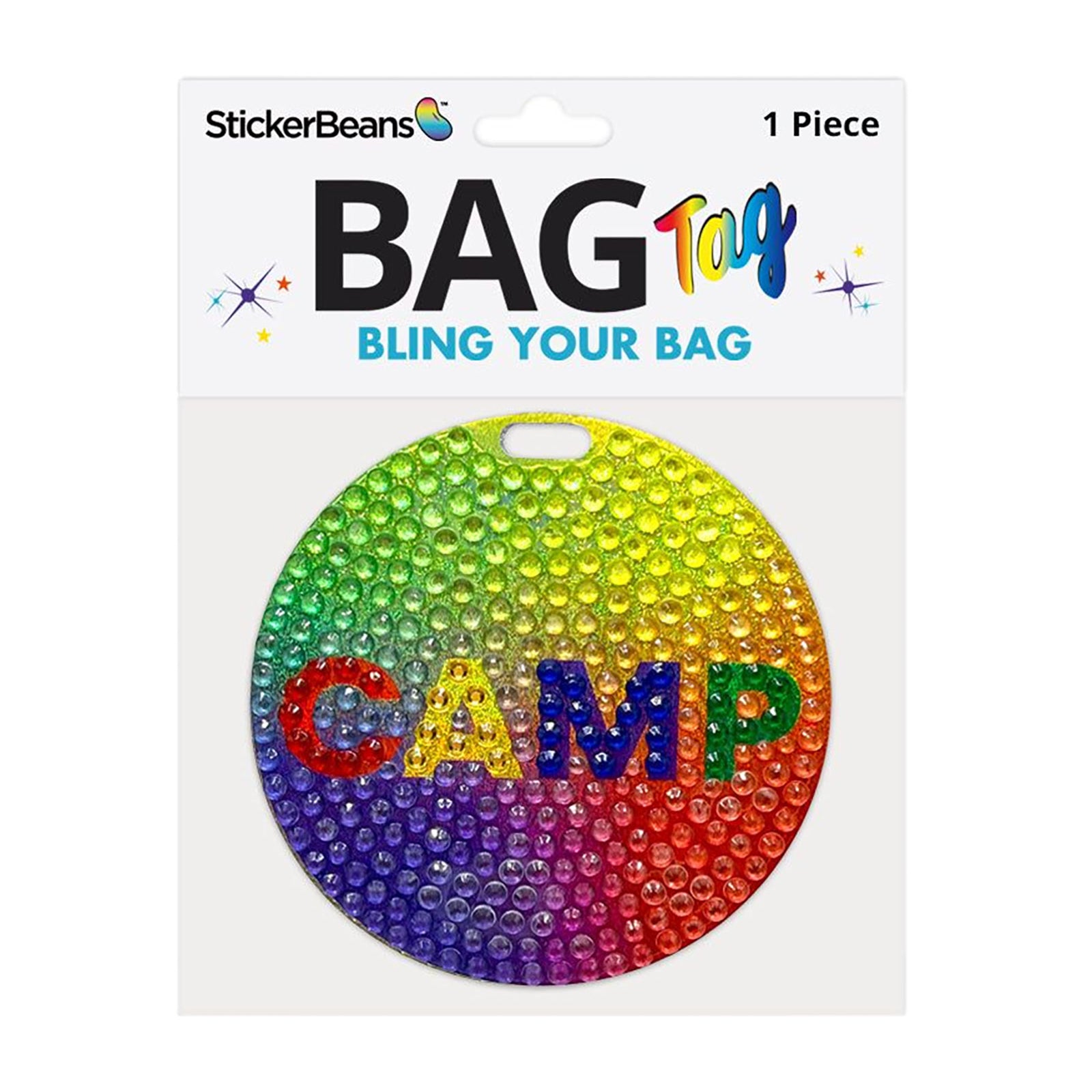 Sticker Beans Camp Bag Tag Distressed/seasonal gifts Sticker Beans Multi