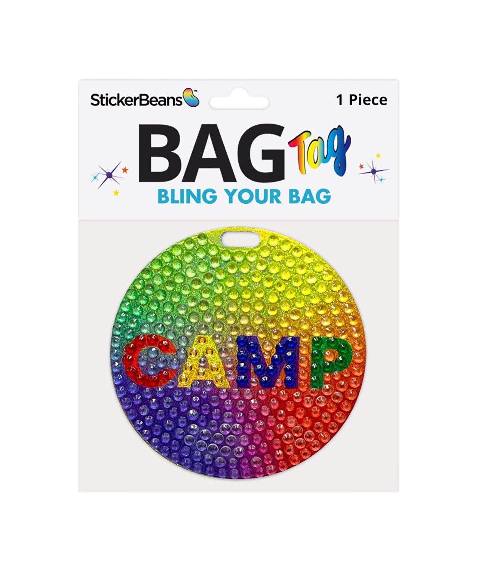 Sticker Beans Camp Bag Tag Distressed/seasonal gifts Sticker Beans Multi