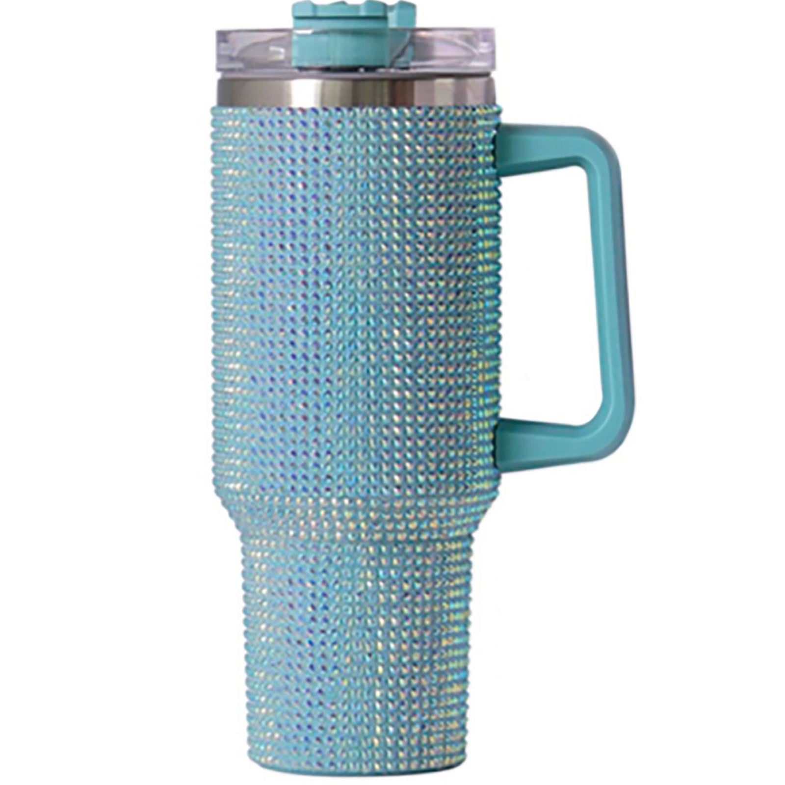 Large Bling Bling Tumbler Accessories Frankie's Exclusives Turquoise