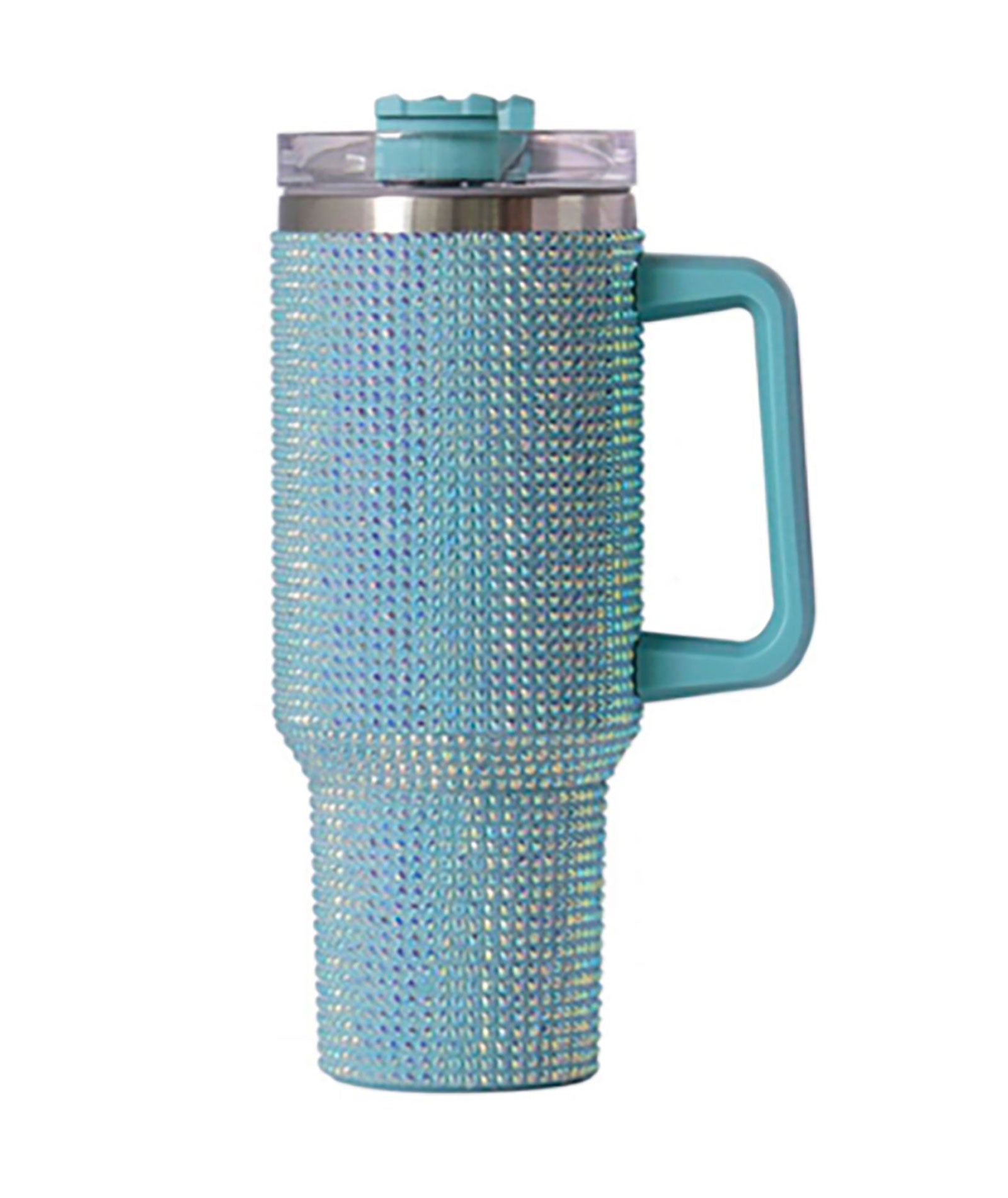 Large Bling Bling Tumbler Accessories Frankie's Exclusives Turquoise