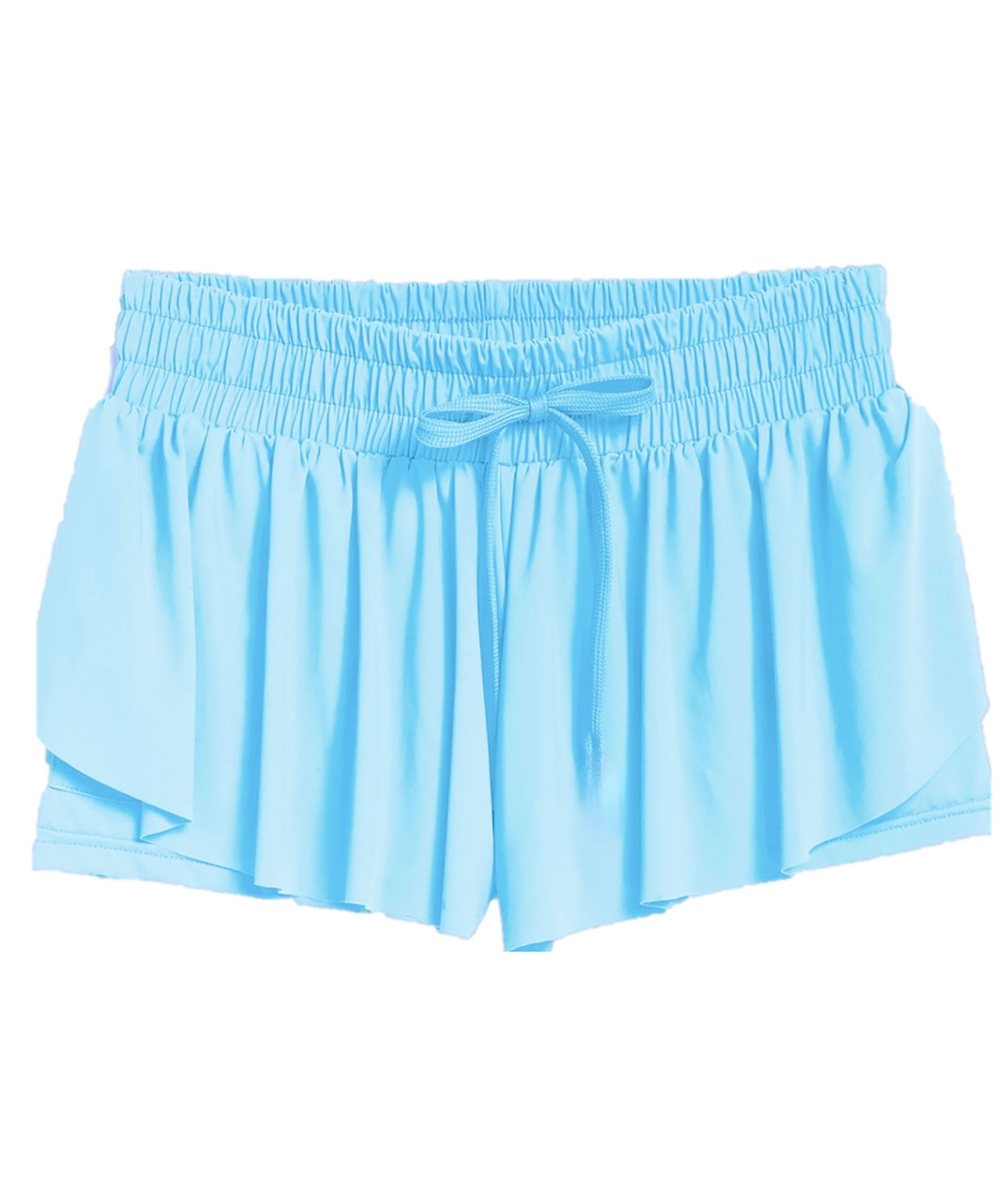 Jill Fly Away Shorts Girls Girls Casual Bottoms Suzette Baby Blue Y/S (7)