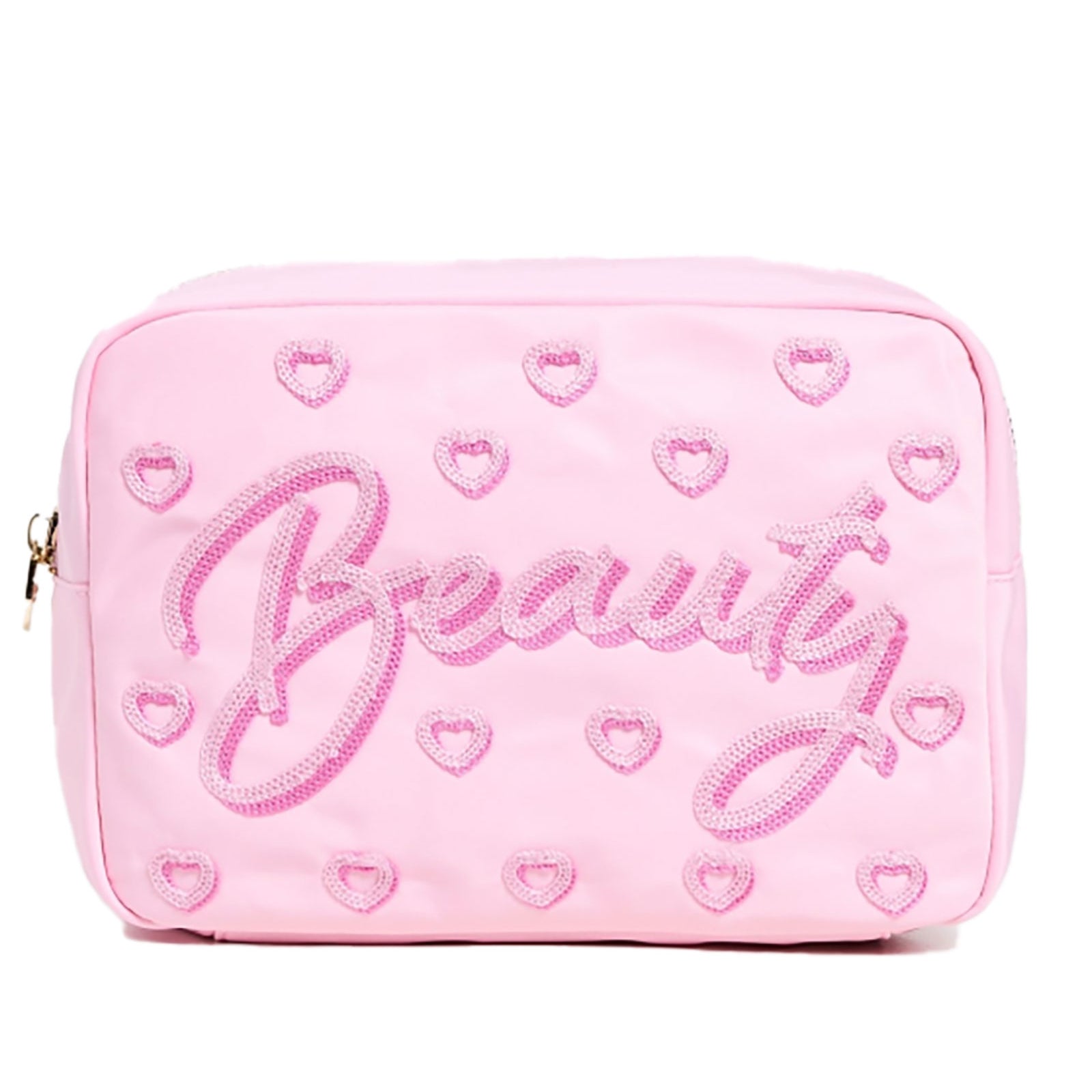 Stoney Clover Beauty Embroidered Large Pouch Accessories Stoney Clover Lane Flamingo