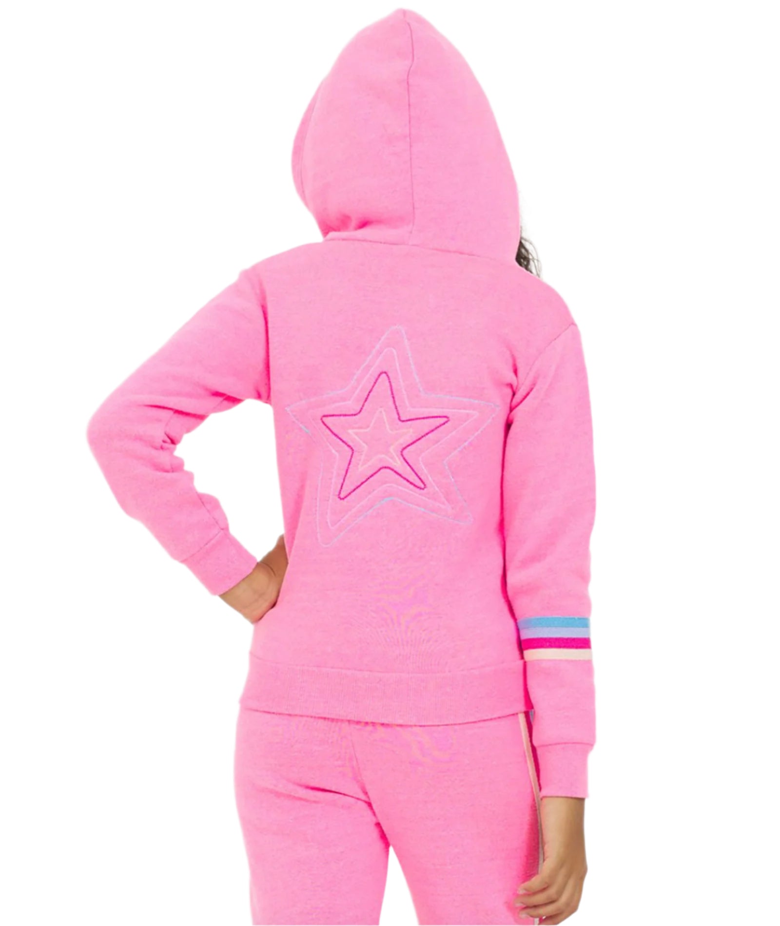 Danni Stars & Stripes Hoodie Girls Girls Casual Tops Vintage Havana