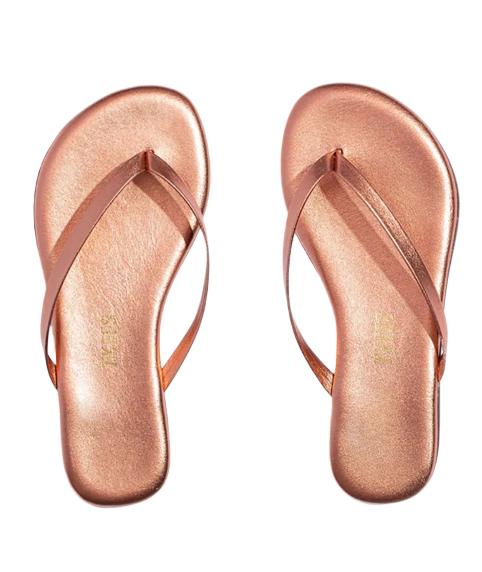 Tkees Girls Flip Flops Beach Pearl Accessories Tkees Rose Gold Shoes/2