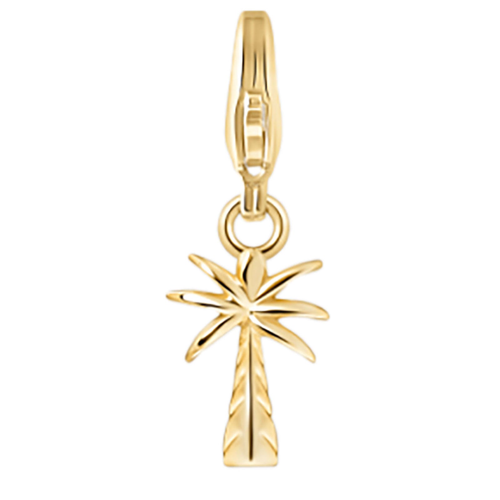 Electric Picks Charm Palm Tree Accessories Electric Picks Gold