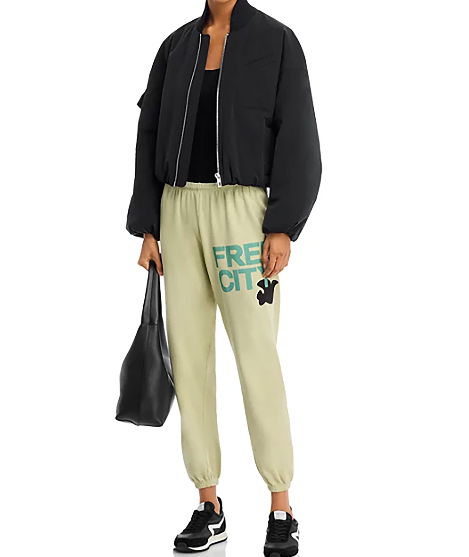 FREECITY Women Large Sweatpants Bones Womens Casual Bottoms FREECITY