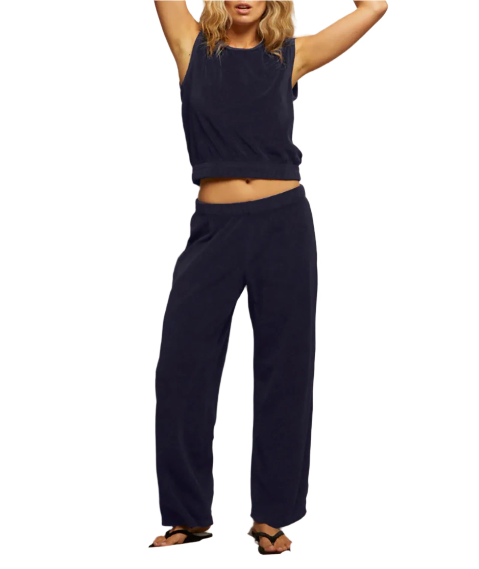 Perfect White Tee Women Katie Loop Terry Pants Womens Casual Bottoms Perfect White Tee