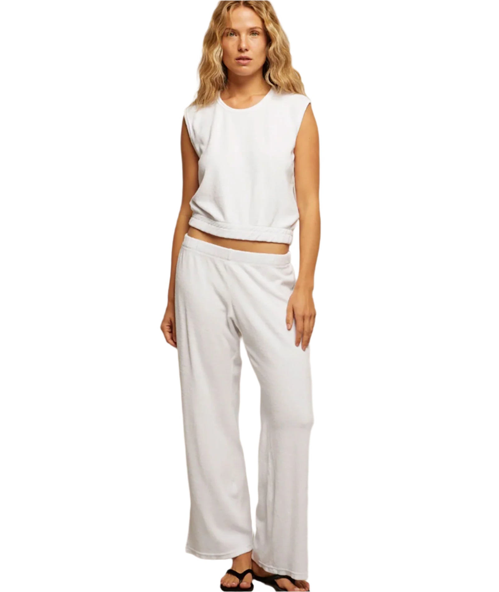 Perfect White Tee Women Katie Loop Terry Pants Womens Casual Bottoms Perfect White Tee