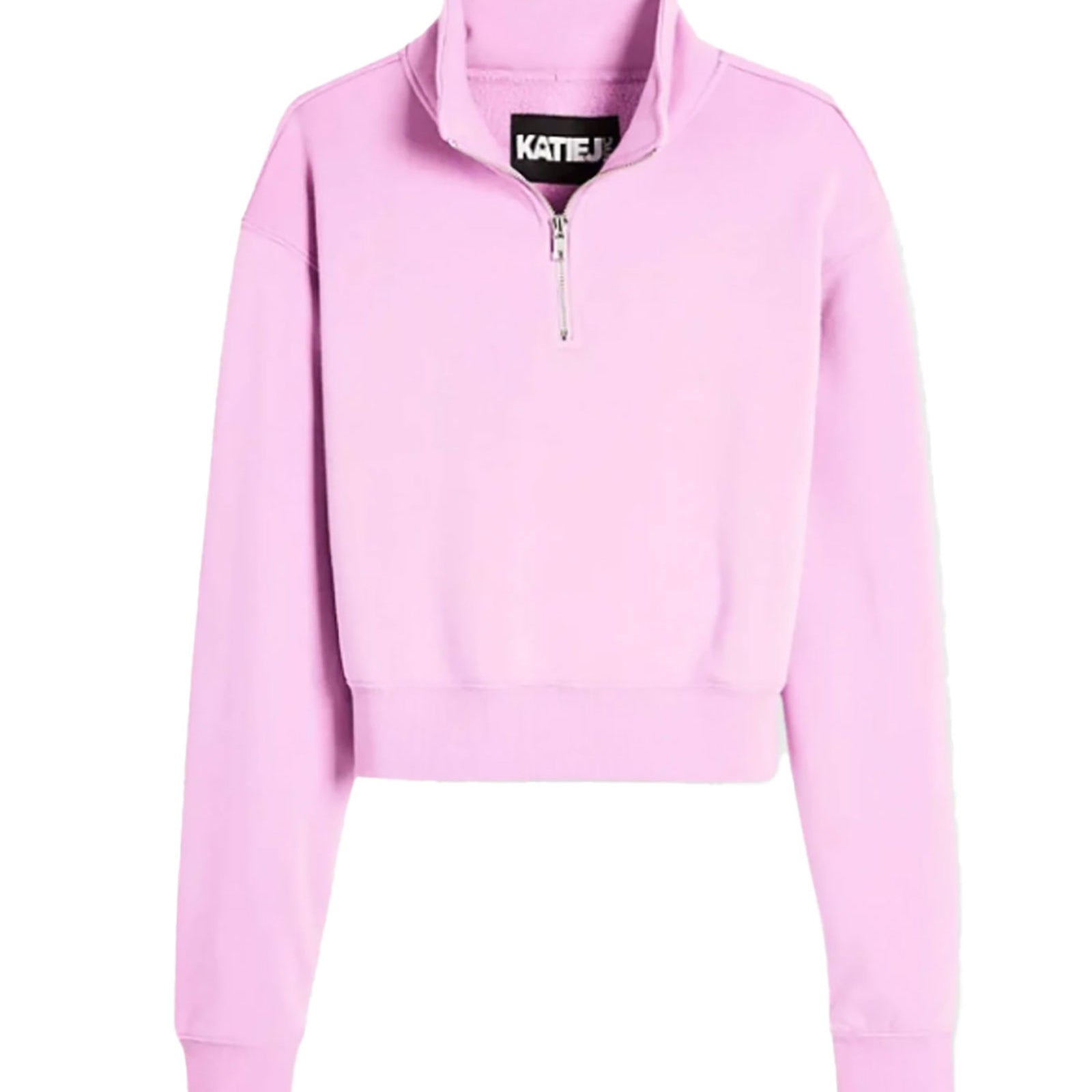 Katie J NYC Girls Dylan 3/4 Zip Hoodie Girls Casual Tops Katie J NYC Ballet Pink Y/S (7/8)
