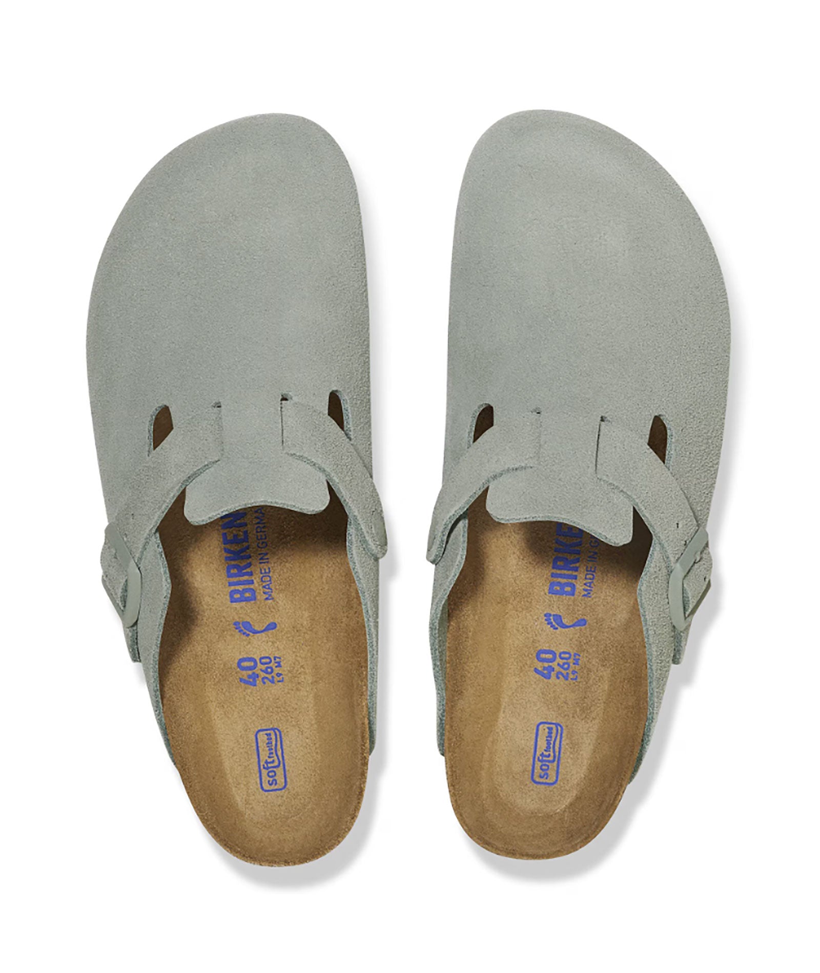 Birkenstock Boston Soft Footbed Pure Sage - Narrow Fit Accessories Birkenstock
