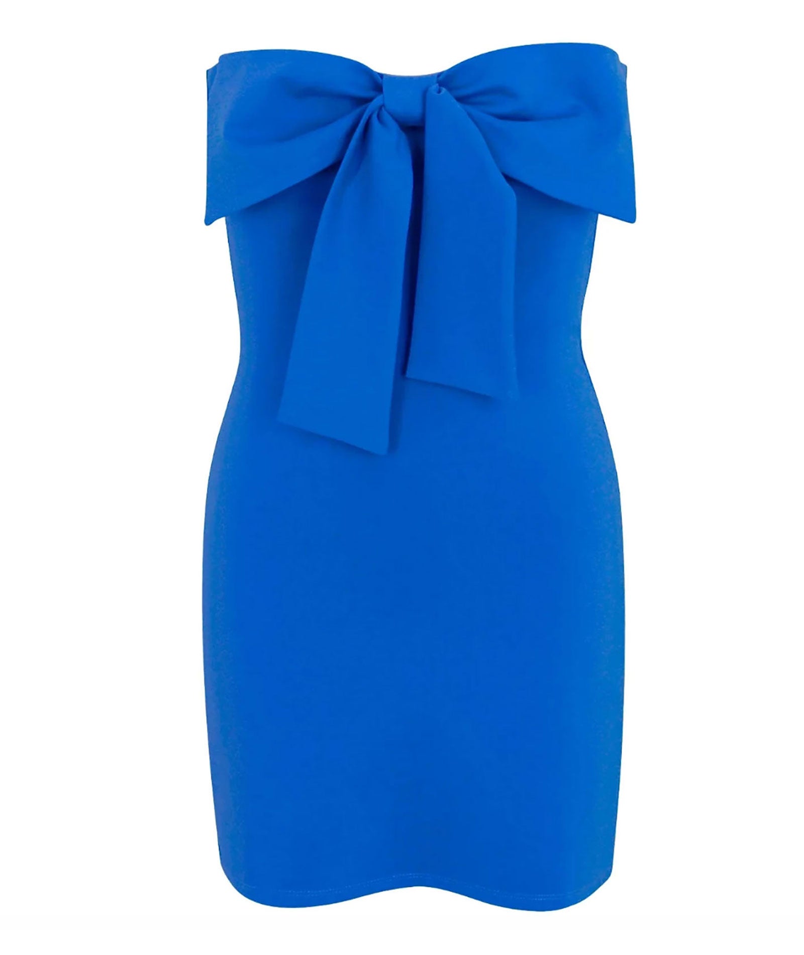 Gold Rush NYC Girls Teddie Bow Dress Royal Blue Distressed/seasonal girls Gold Rush NYC Blue Y/S (7/8)