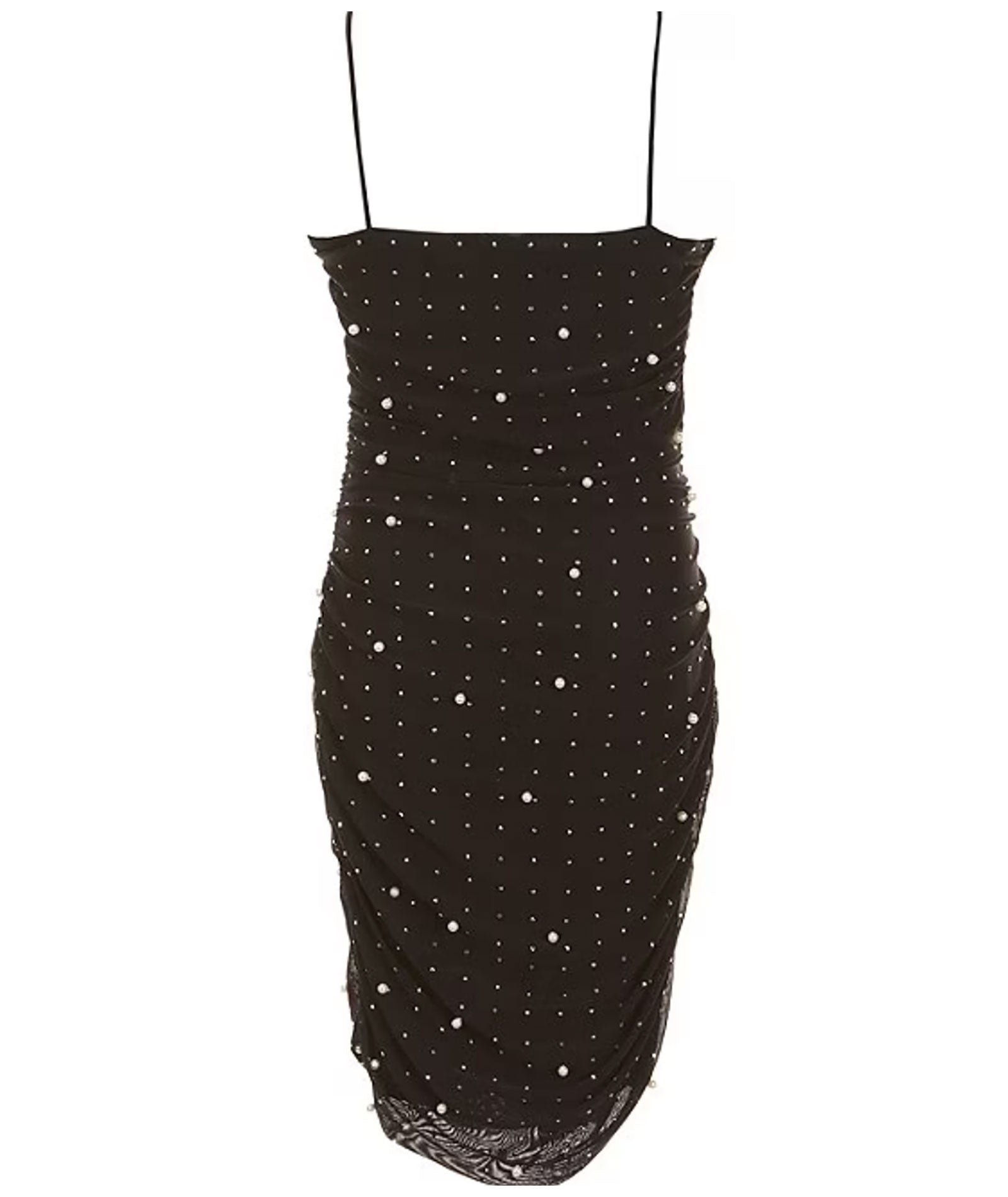 Theme Girls Maddison Black Pearl & Stud Mesh Cut Out Dress Girls Special Dresses Theme-NYC