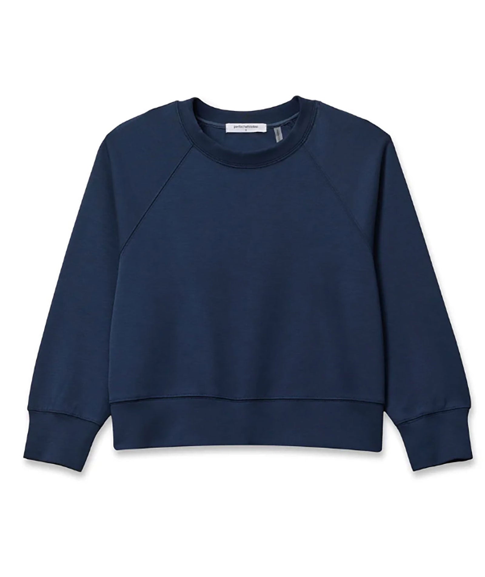 Perfect White Tee Women Nell Travel Crew Sweatshirt Womens Casual Tops Perfect White Tee Navy Juniors/Women XS