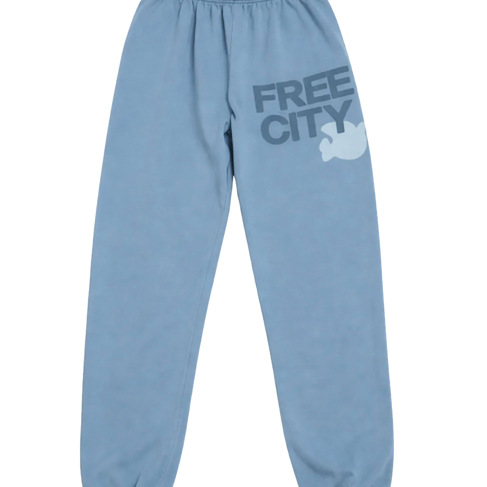 FREECITY Women Large Sweatpants Blue Milk Womens Casual Bottoms FREECITY Blue Juniors/Women XS