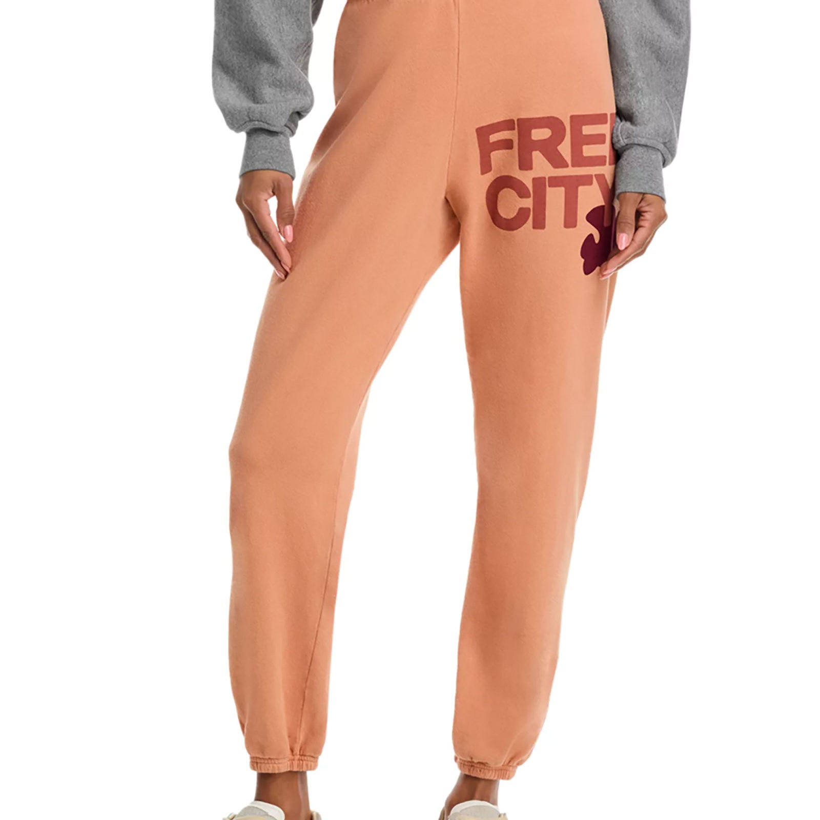 FREECITY Women Large Sweatpants Canyon Distressed/seasonal womens FREECITY Tan Juniors/Women XS