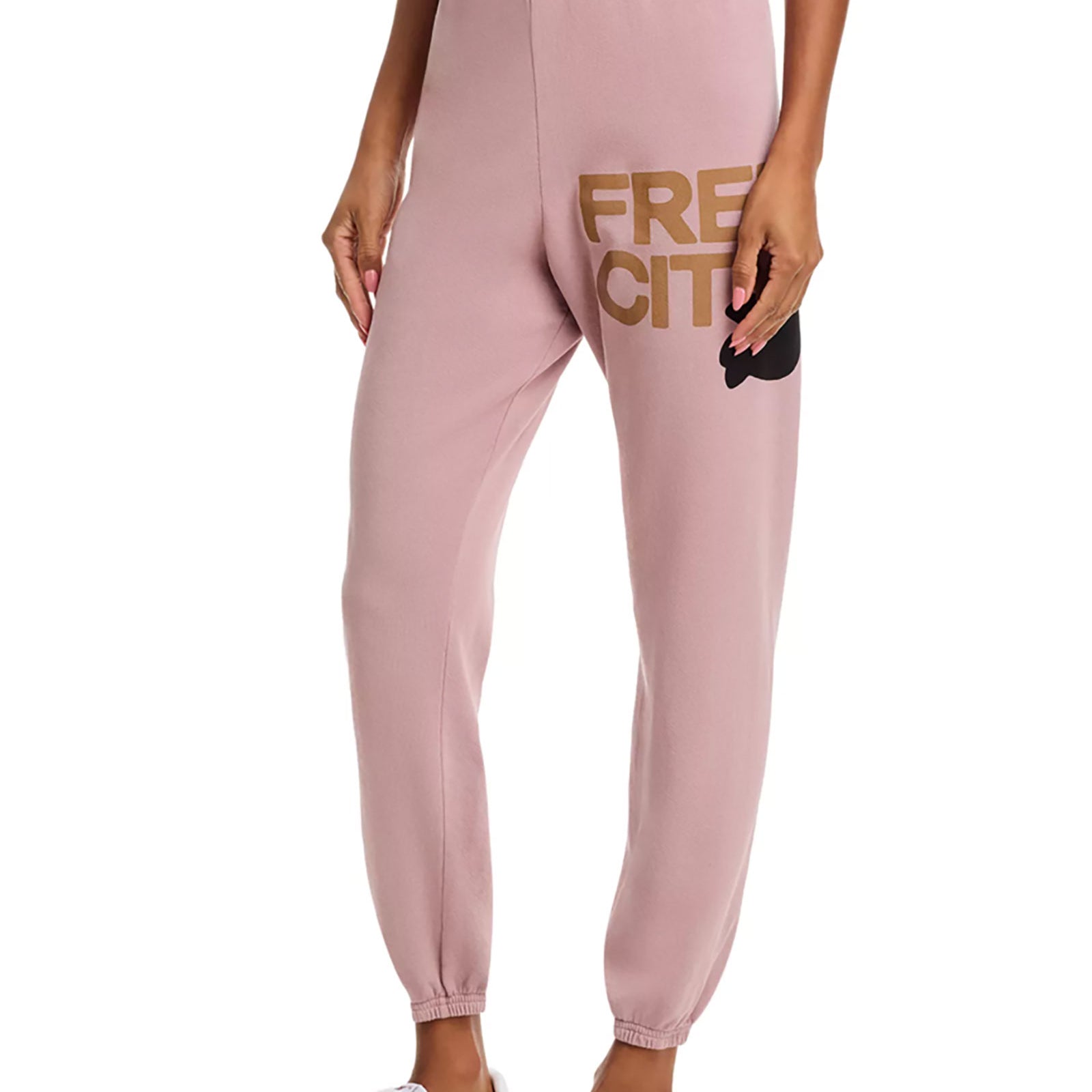 FREECITY Women Large Sweatpants Ballerina Golden Womens Casual Bottoms FREECITY Pink Juniors/Women XS