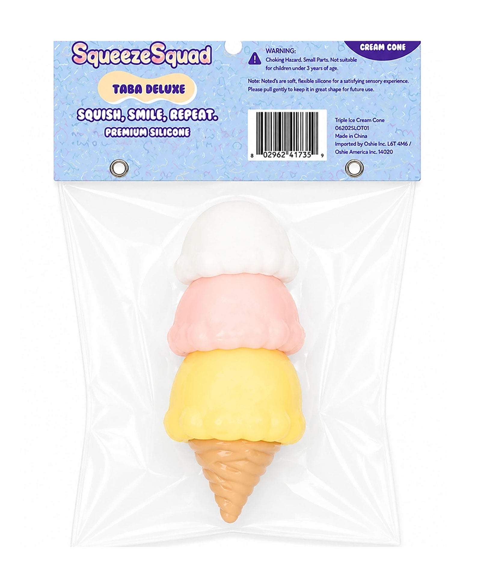 Squeeze Squad Taba Deluxe Ice Cream Cone Accessories Frankie's Exclusives