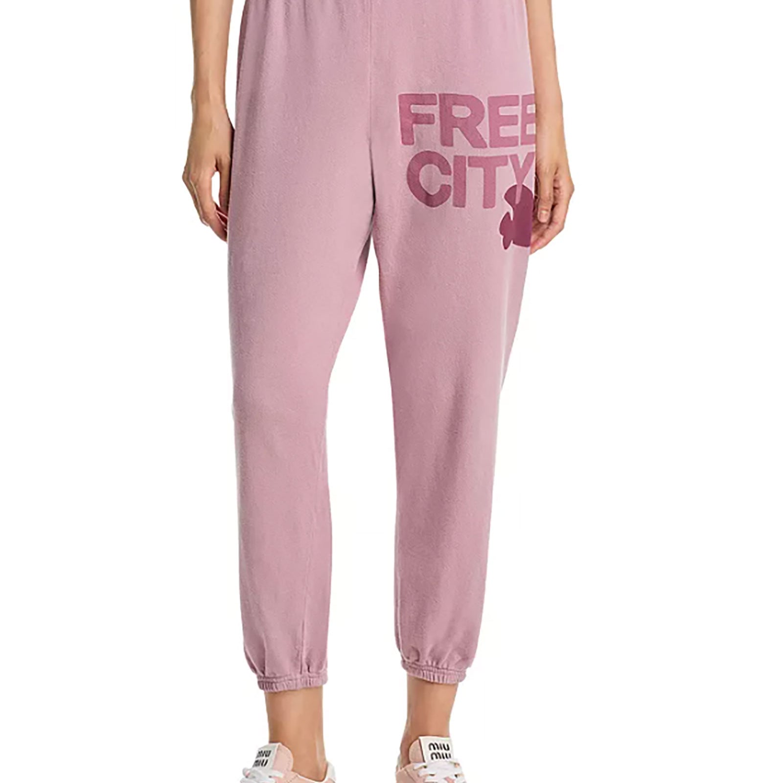 FREECITY Women Large Sweatpants Makeup