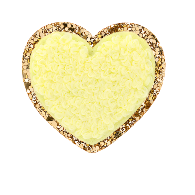 Stoney Clover Glitter Heart Patch Accessories Stoney Clover Lane Banana