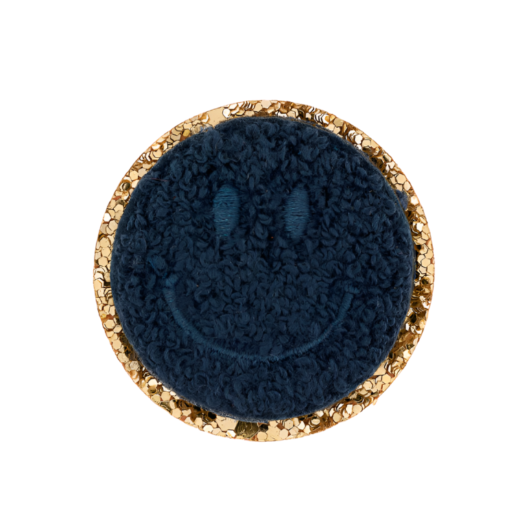 Stoney Clover Mini Glitter Smiley Face Patch Accessories Stoney Clover Lane Sapphire
