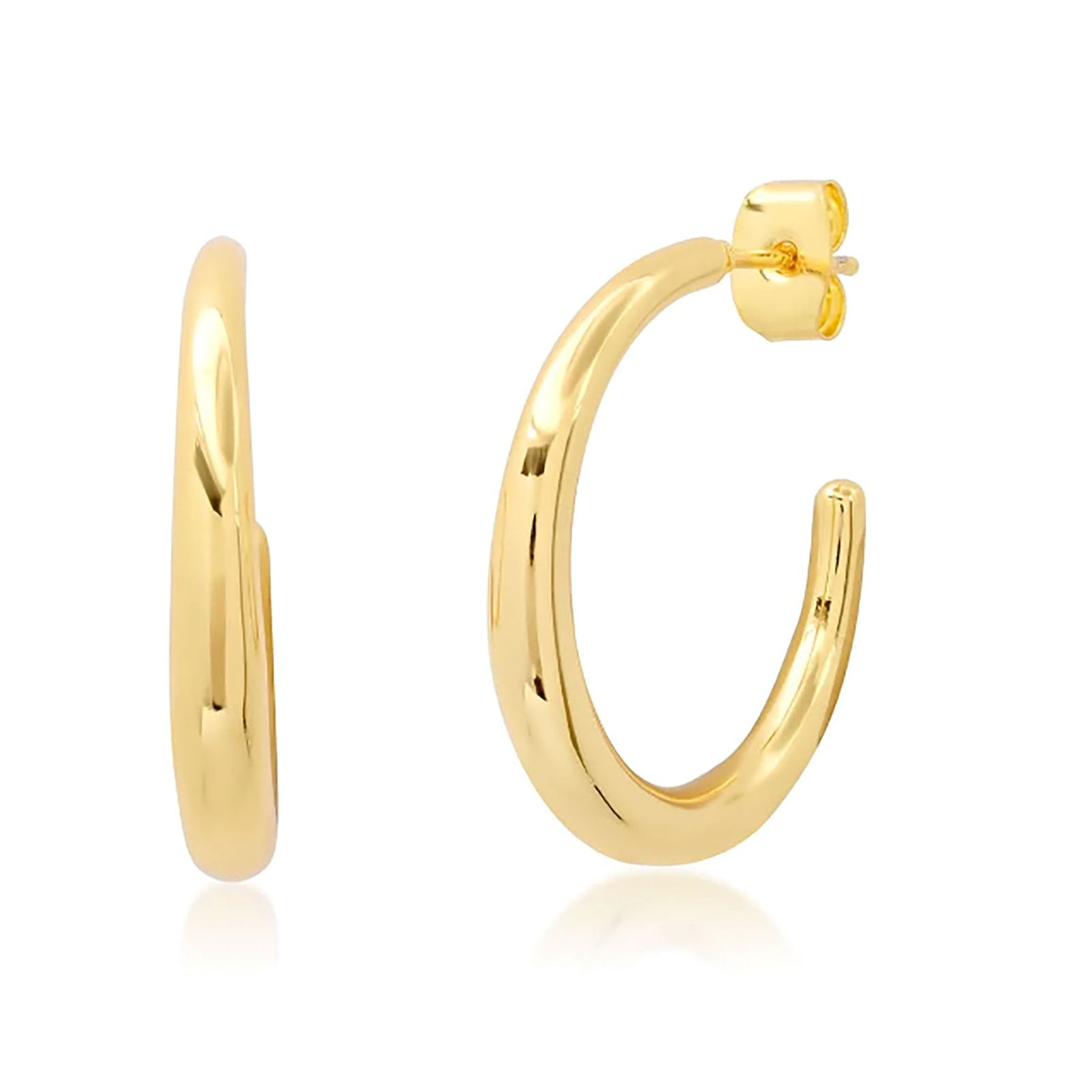 TAI Thin to Thick Small Gold Hoops Jewelry - Trend TAI Gold