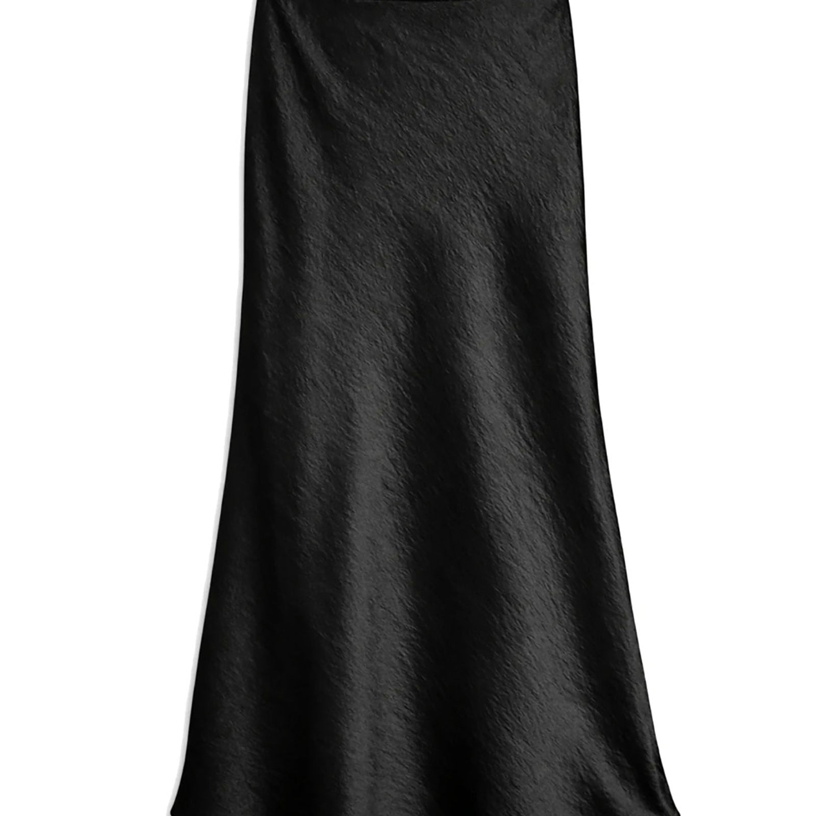 Katie J NYC Girls Anastasia Satin Maxi Skirt Girls Casual Bottoms Katie J NYC Black Y/S (7/8)