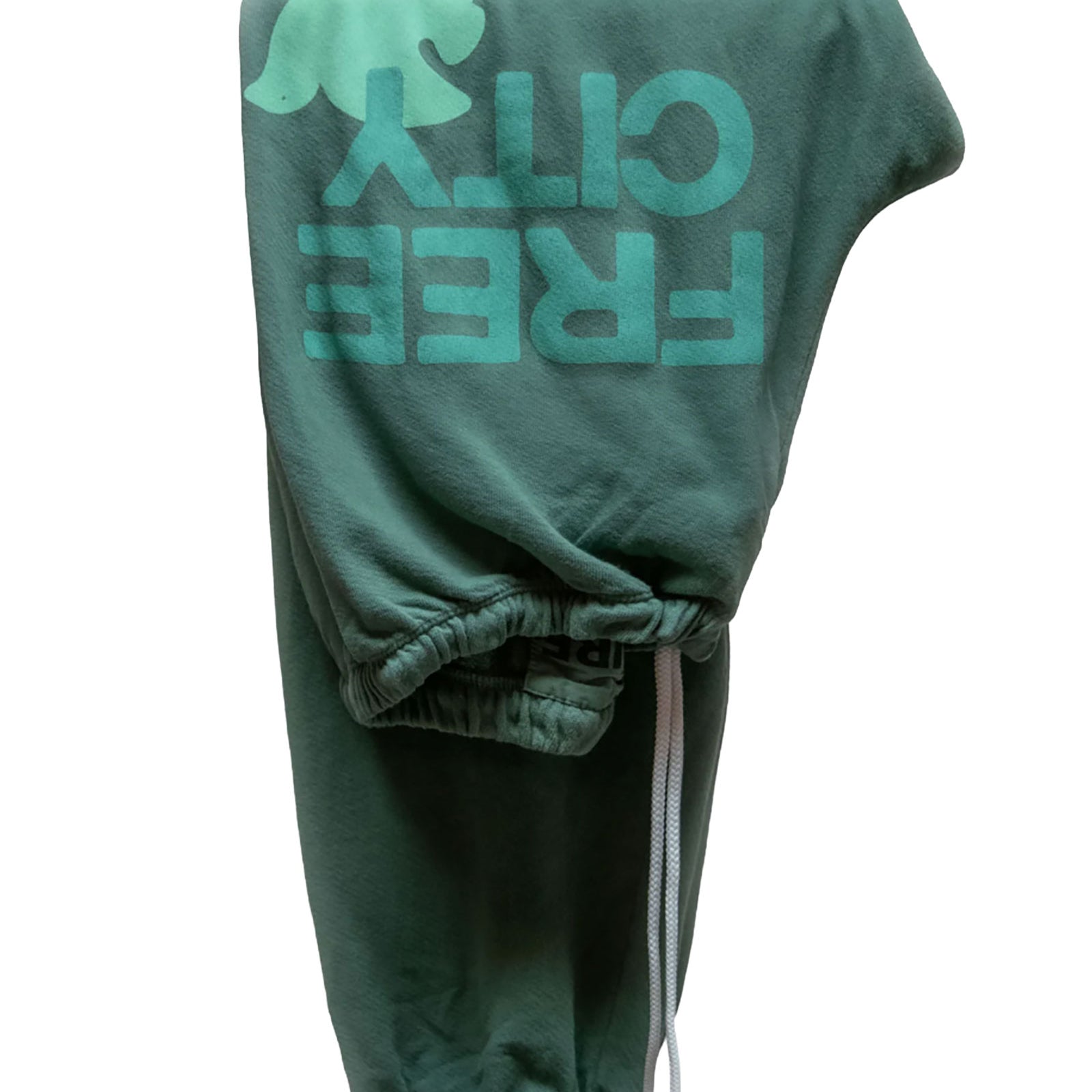 FREECITY Women Large Sweatpants Eat Green Womens Casual Bottoms FREECITY Green Juniors/Women XS