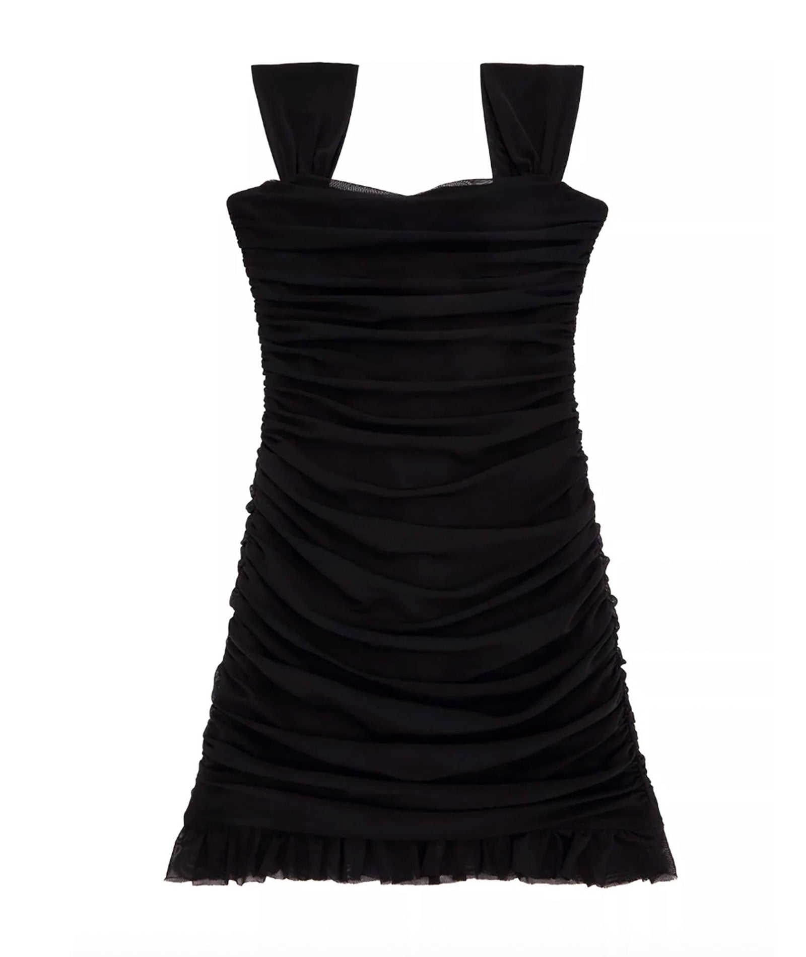 Katie J NYC Girls Mesh Joey Dress Girls Casual Dresses Katie J NYC Black Y/S (7/8)