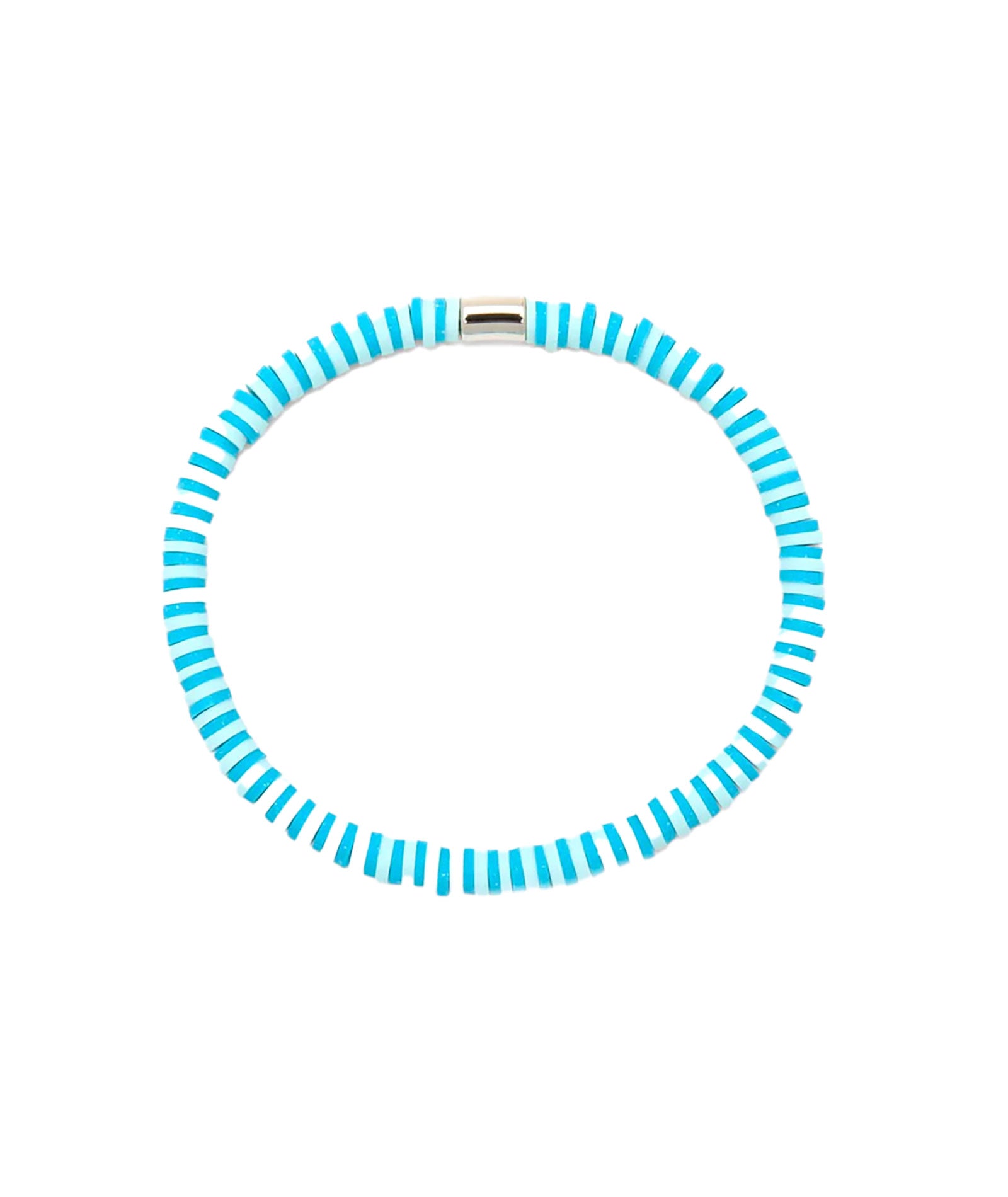 Pura Vida Seaside Vinyl Stretch Bracelet Accessories Pura Vida Canal Blues