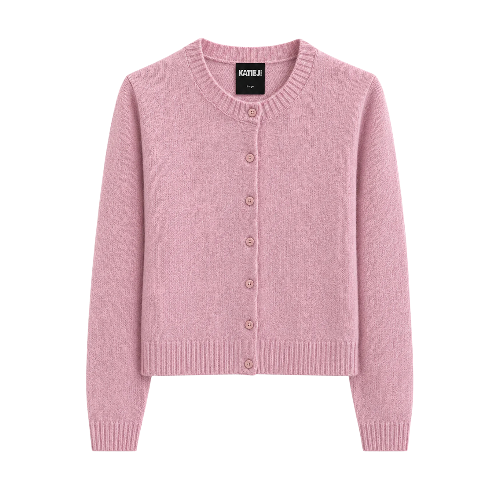 Katie J NYC Girls Tamera Crew Cardigan Girls Casual Tops Katie J NYC Dusty Mauve Y/S (7/8)