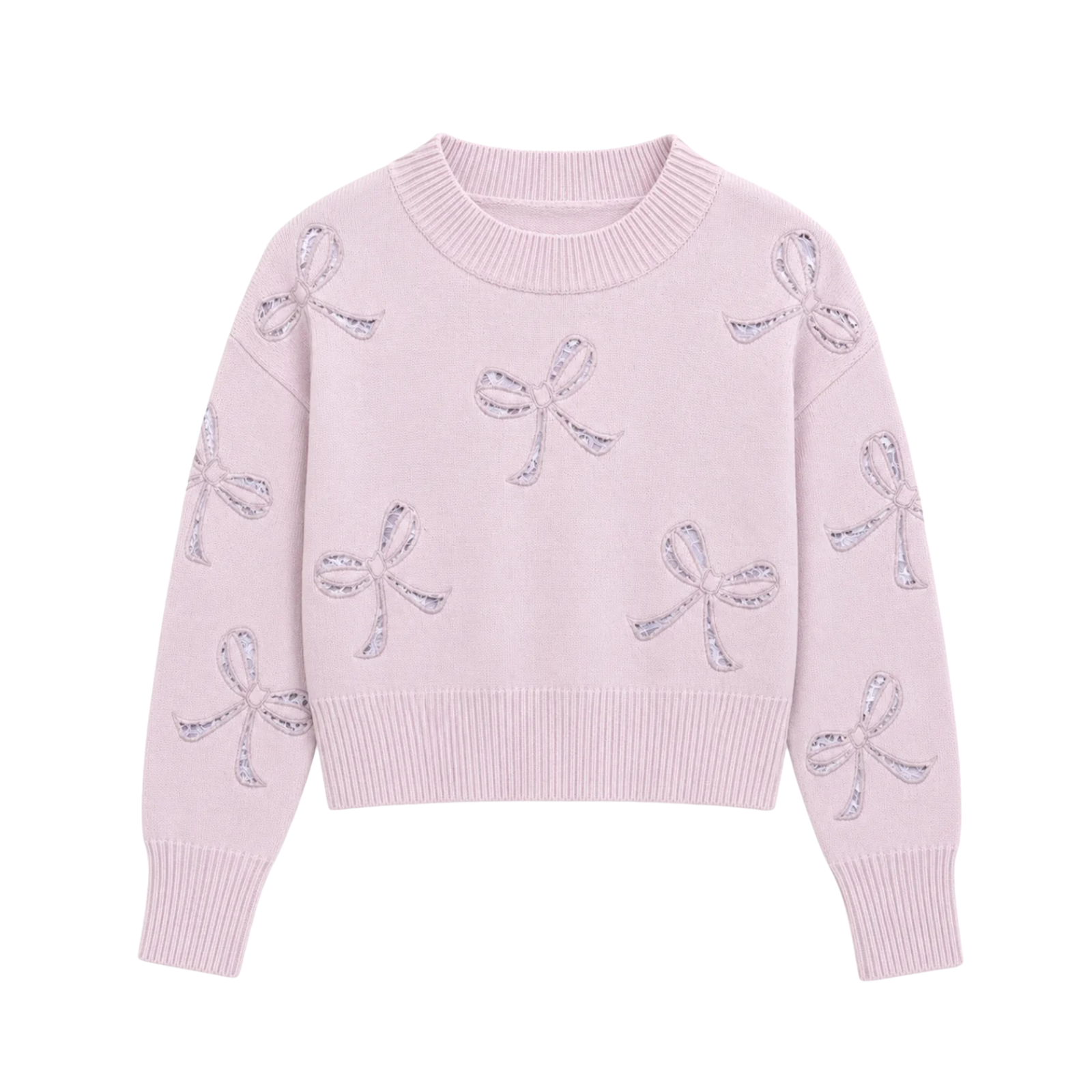 Katie J NYC Girls Erin Sweater Girls Casual Tops Katie J NYC Baby Pink Y/S (7/8)