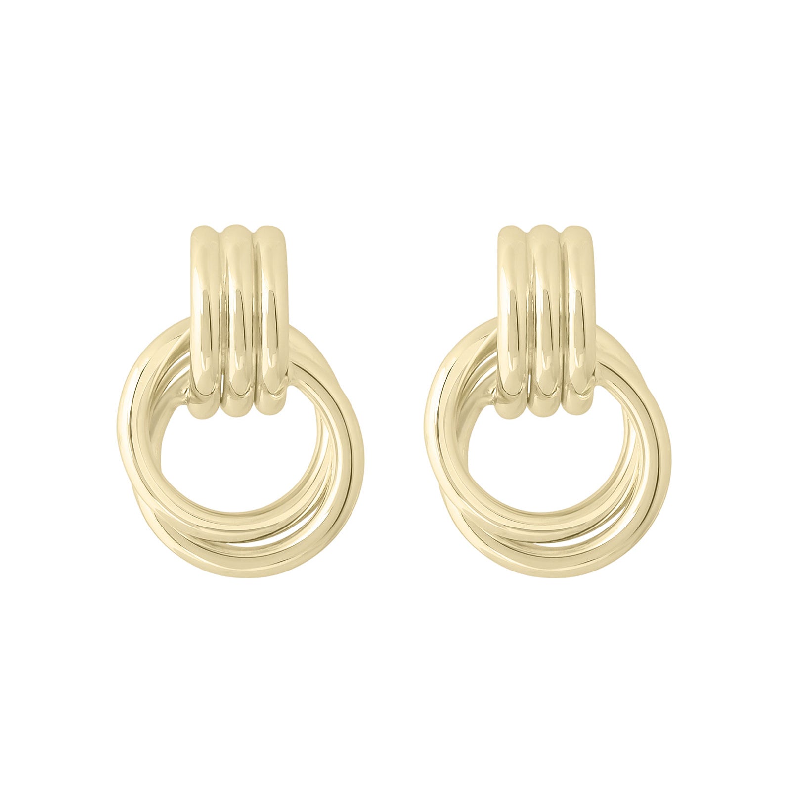 Electric Picks Mini Knocker Earrings Jewelry - Trend Electric Picks Gold