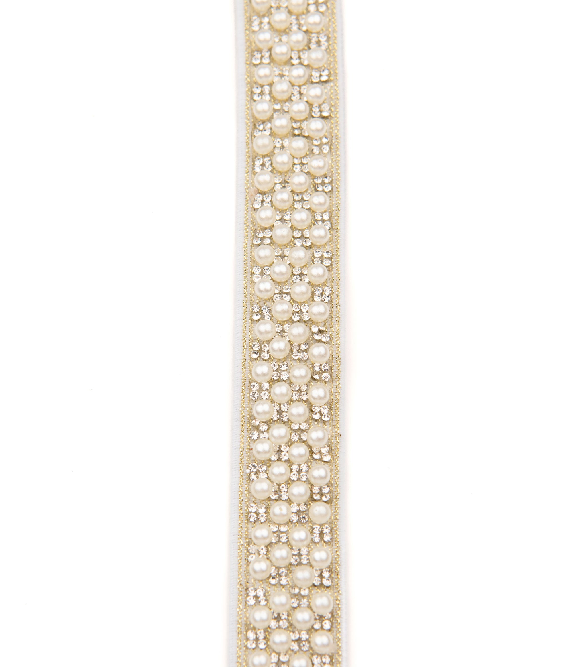 By Debra Girls Pearl Elastic Belt Accessories By Debra Gold Y/S (7/8)