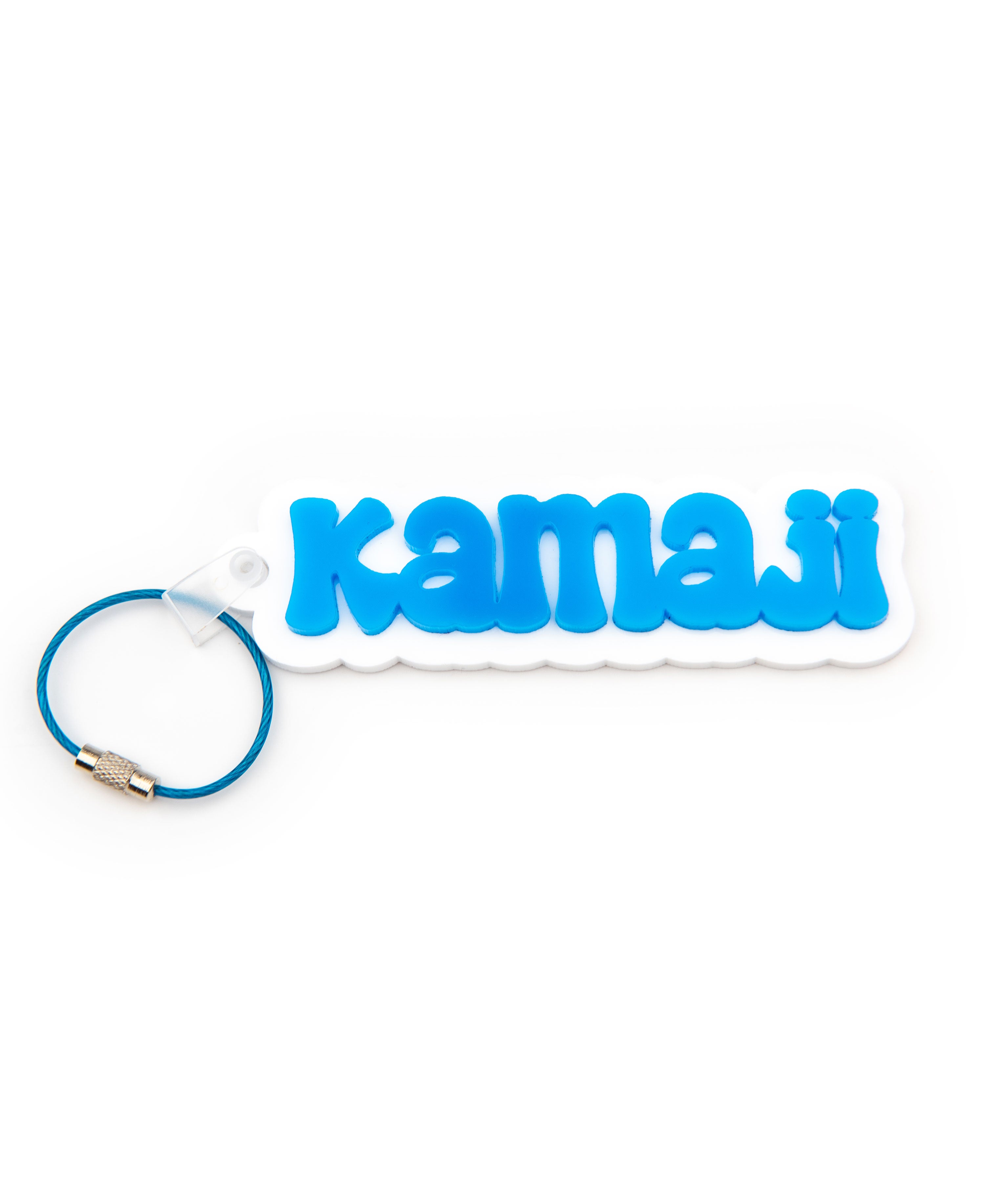 Camp Name Acrylic Key Chains Distressed/seasonal gifts A Wink and a Nod Multi Kamaji