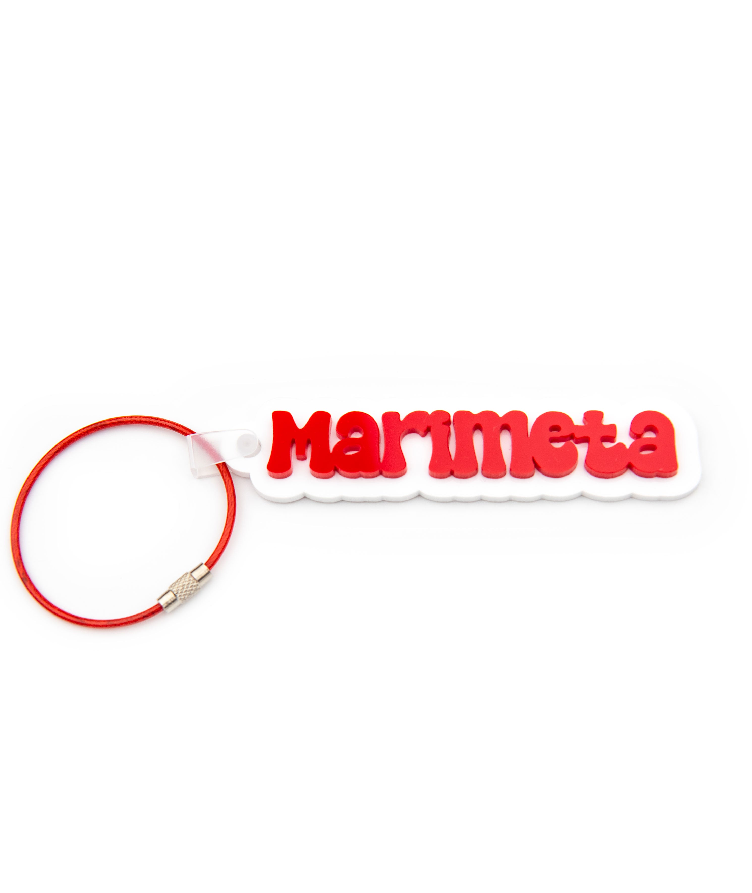 Camp Name Acrylic Key Chains Distressed/seasonal gifts A Wink and a Nod Multi Marimeta