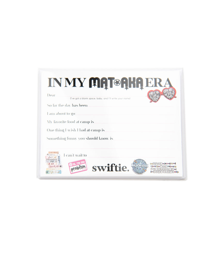 Camp Name T Swift Fill in the Blank Notecards Pack of 8 Camp A Wink and a Nod Multi Matoaka 
