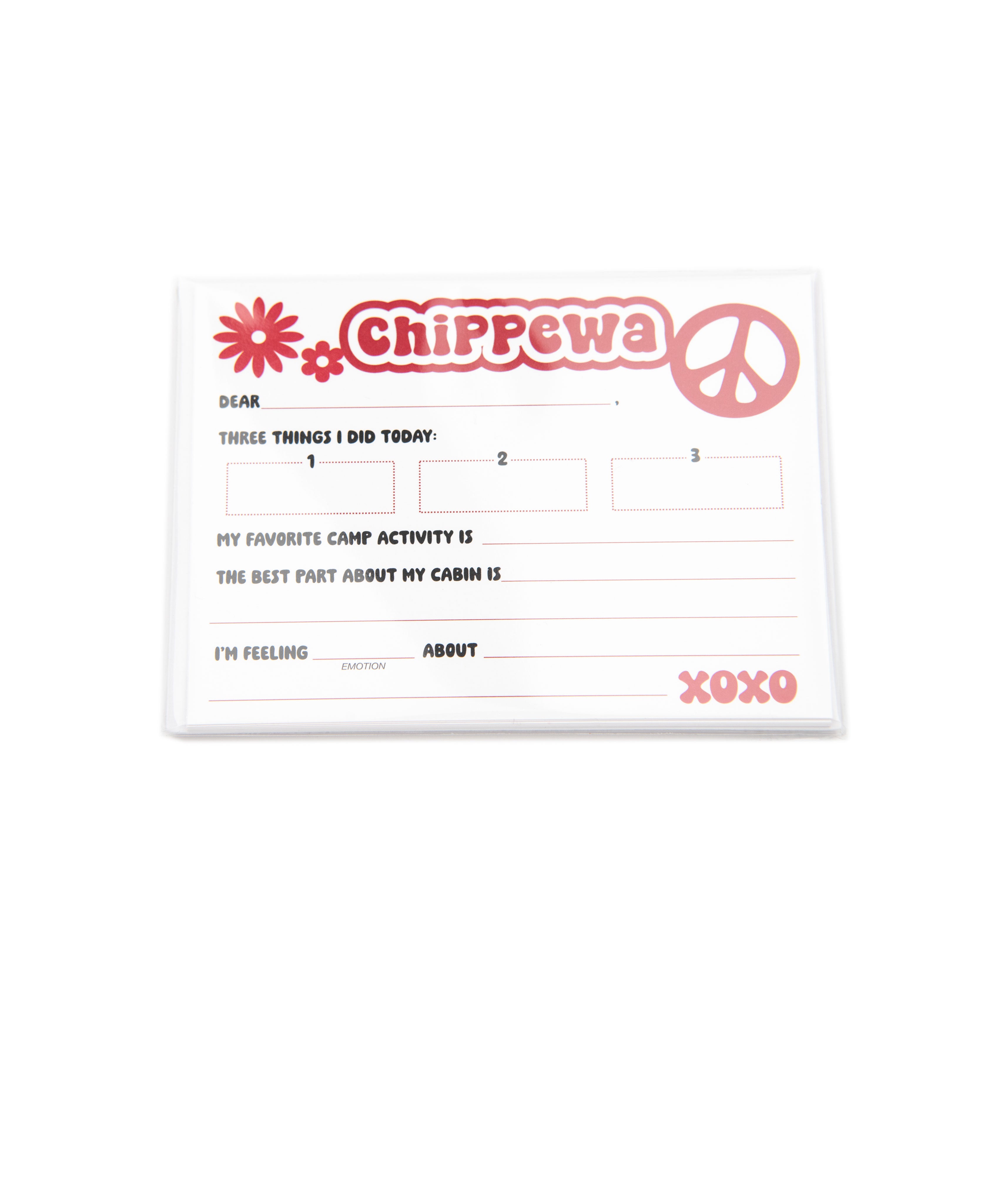 Camp Name Foxy Fill in the Blank Notecards Pack of 8 Distressed/seasonal gifts A Wink and a Nod Multi Chippewa